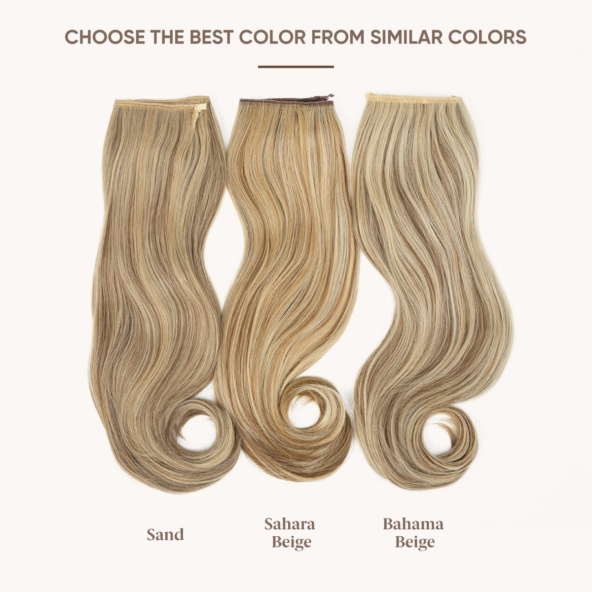 Sarla Invisible Wire Hair Extensions With 3 Clips Short Wavy Curly Synthetic Hairpiece For Women Adjustable Transparent Headband