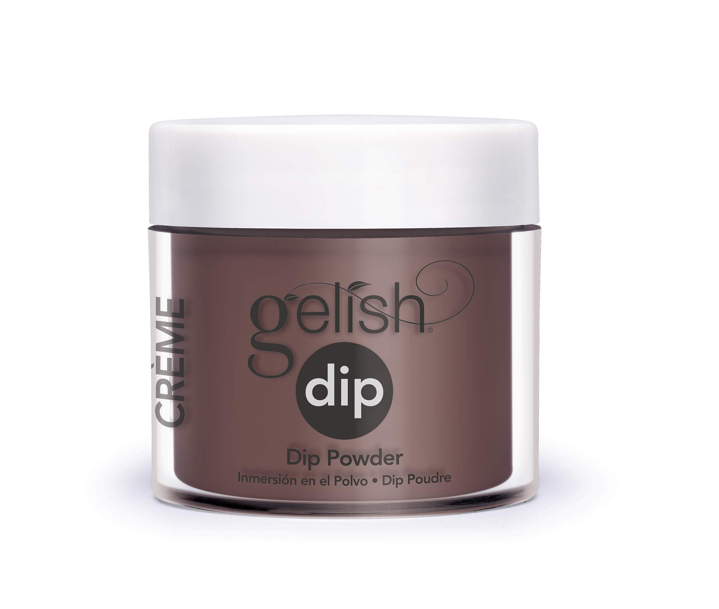 Gelish Powder Dip Collection (Pumps Or Cowboy Boots?) Brown Nail Dip Powder, Brown Nail Powder, Dip Powder Colors, 8 Ounce