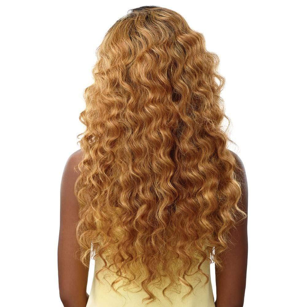 Outre Converti Cap Synthetic Wig - WAVY BABY (1B Off Black)