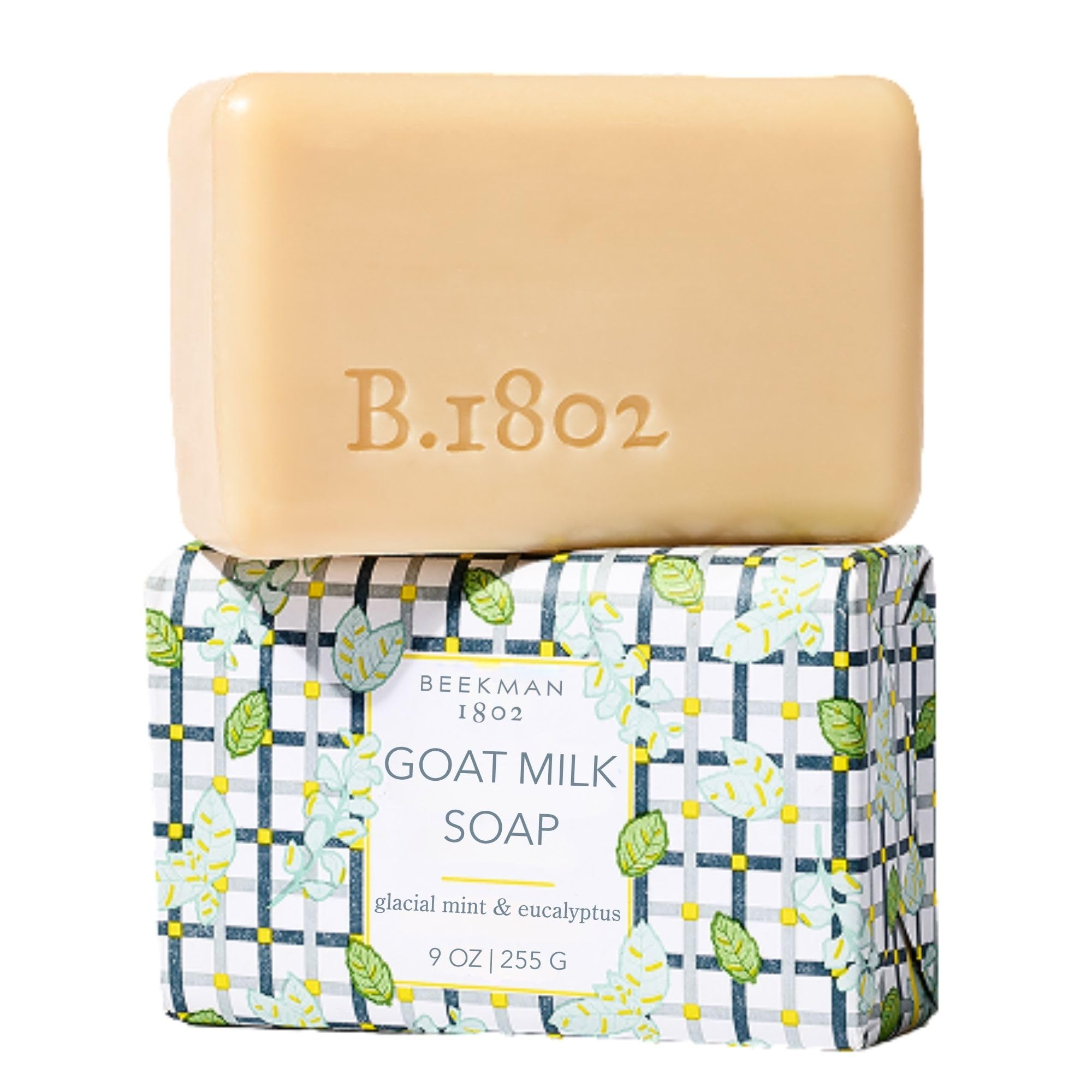 Beekman 1802 Goat Milk Soap, Glacial Mint & Eucalyptus, 3.5 oz