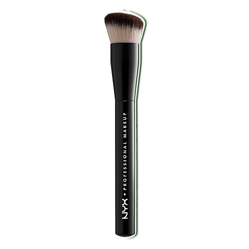 NYX PROFESSIONAL MAKEUP Foundation Brush, Weasel Hair, Black, 0.03 Ounce, Model PROB37