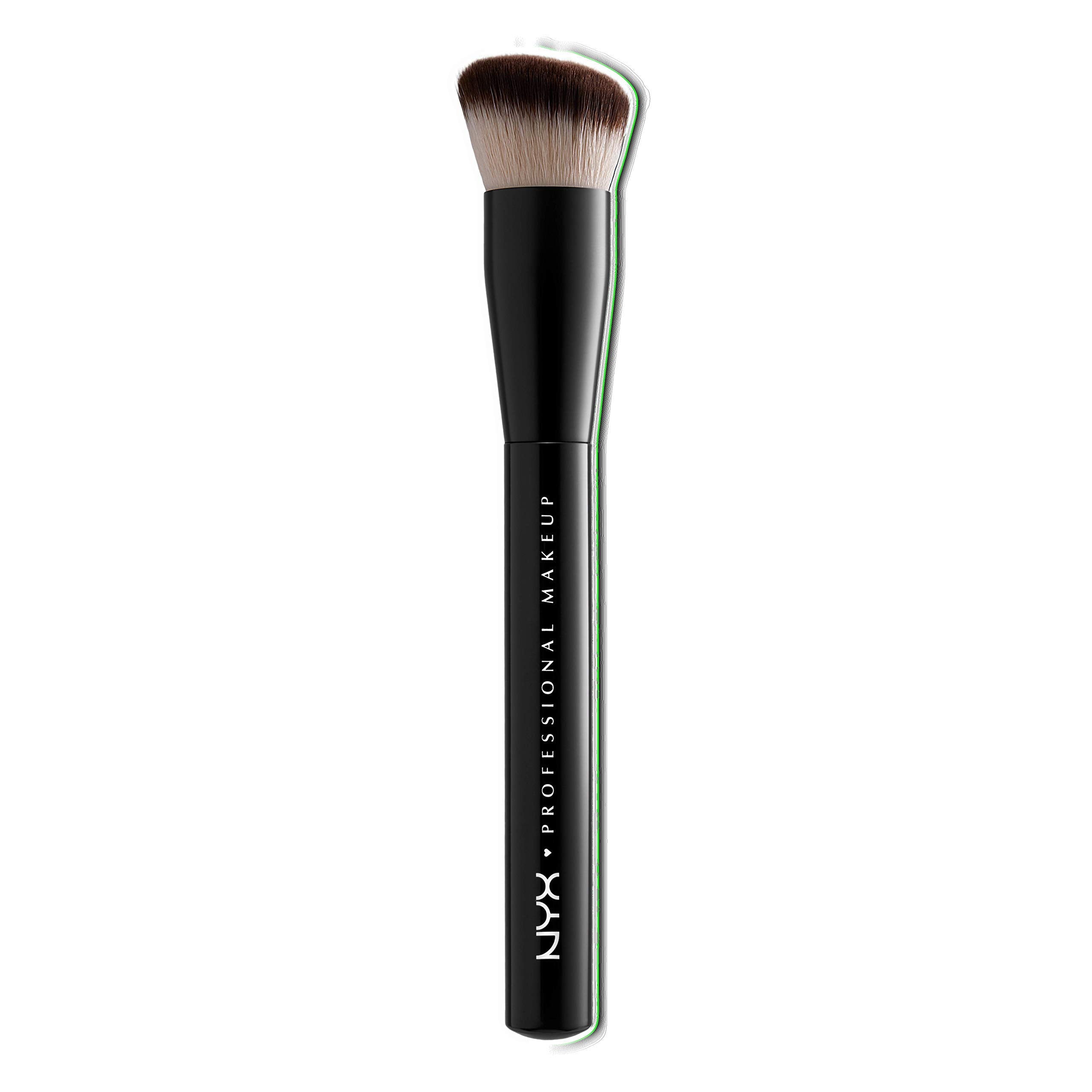 NYX PROFESSIONAL MAKEUP Foundation Brush, Weasel Hair, Black, 0.03 Ounce, Model PROB37