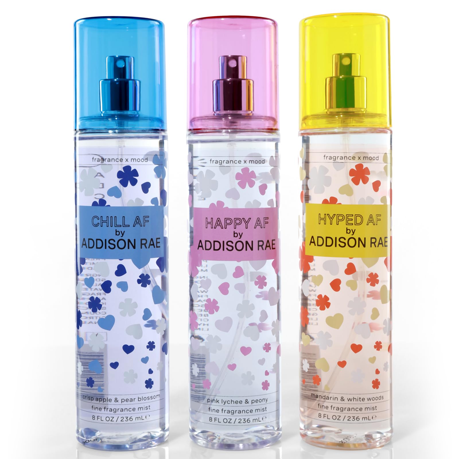 Addison Rae Fragrance Chill Af - Fragrance Mist For Women - Floral Woody Scent - Opens With Pear Blossom And Apple - Blended Wit