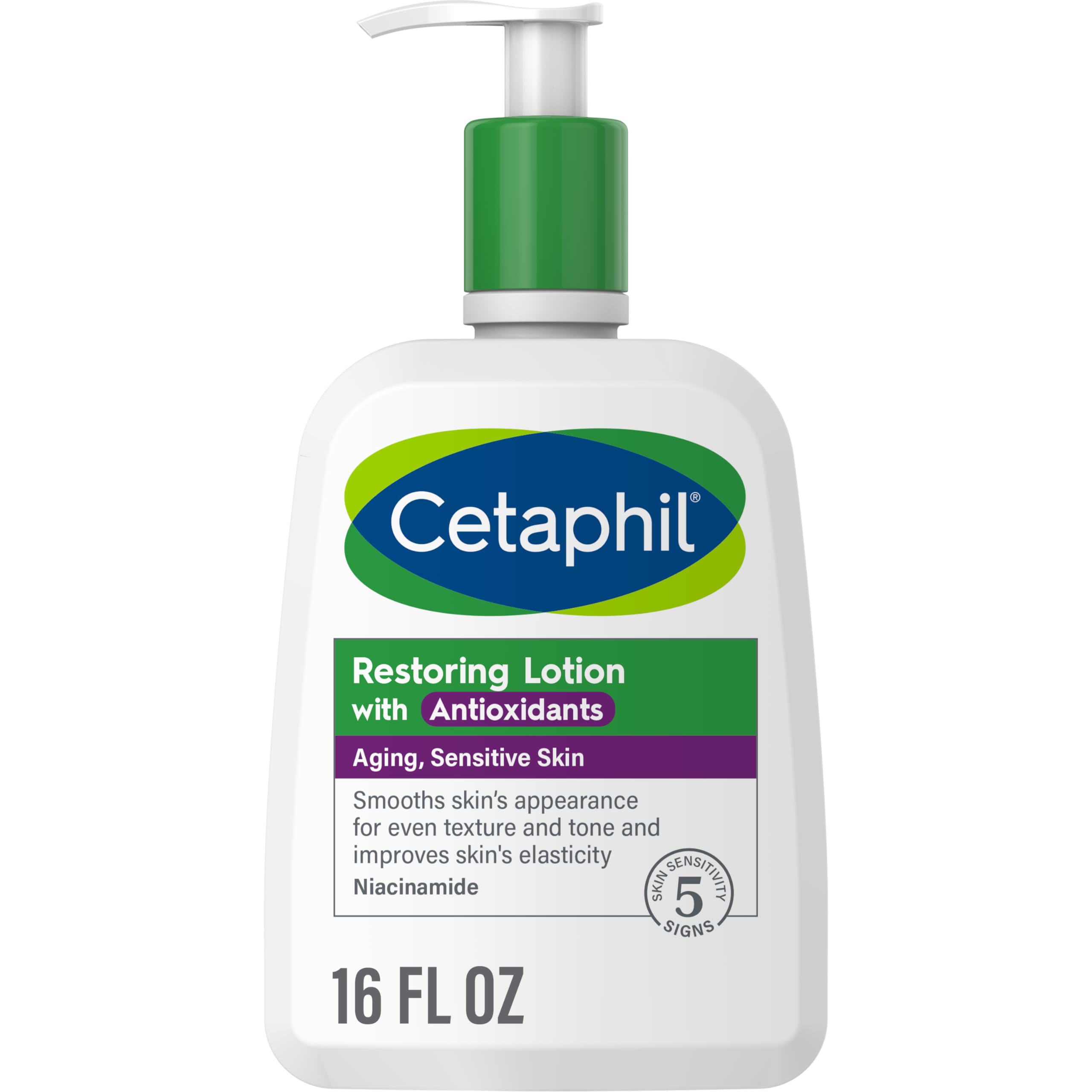 Cetaphil Restoring Body Lotion With Antioxidants For Aging Skin, Great For Neck And Chest Areas, Fragrance And Paraben Free, Sui