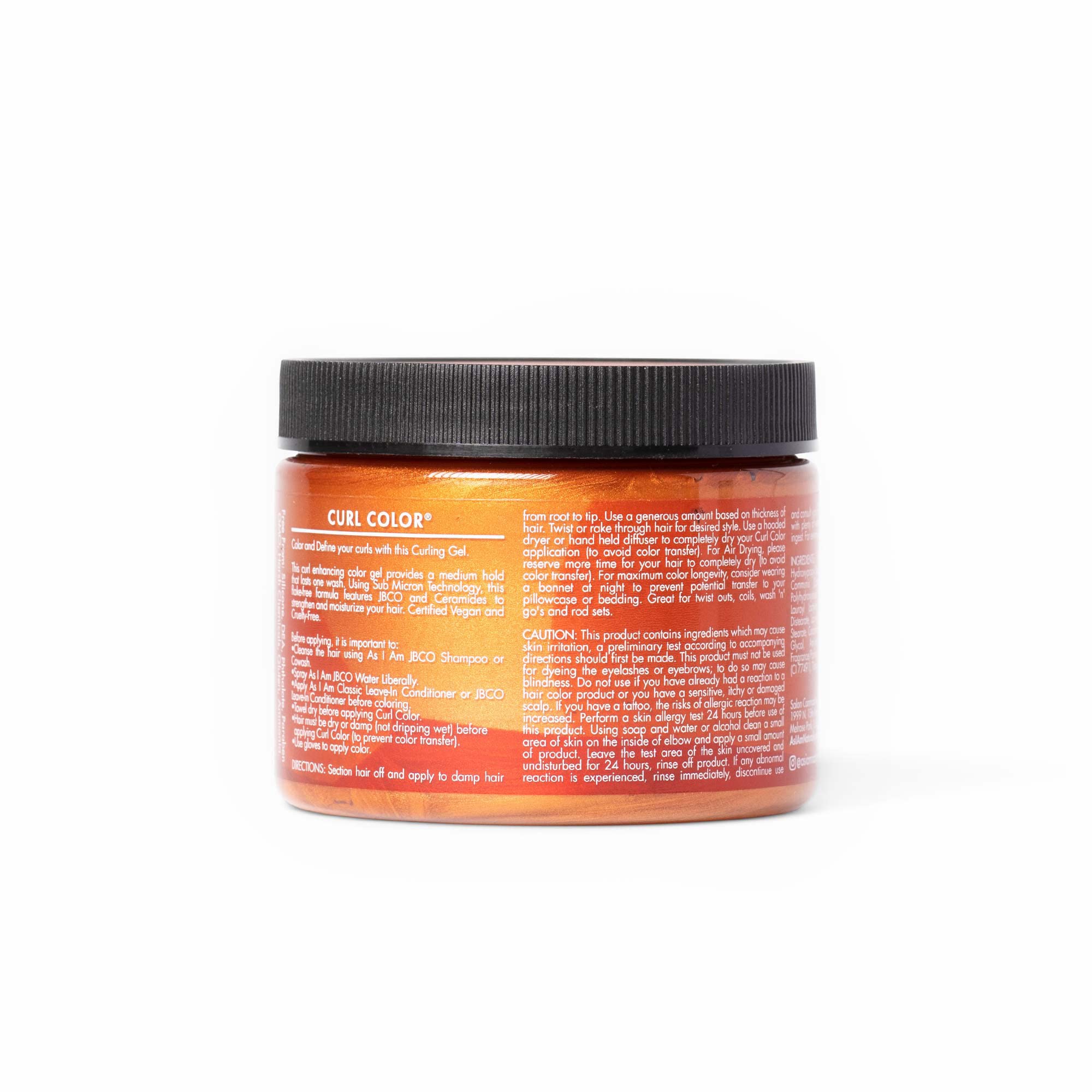 As I Am Curl Color - Copper - 6 Ounce - Color And Curling Gel - Temporary Color - Medium Hold - Vegan & Cruelty Free