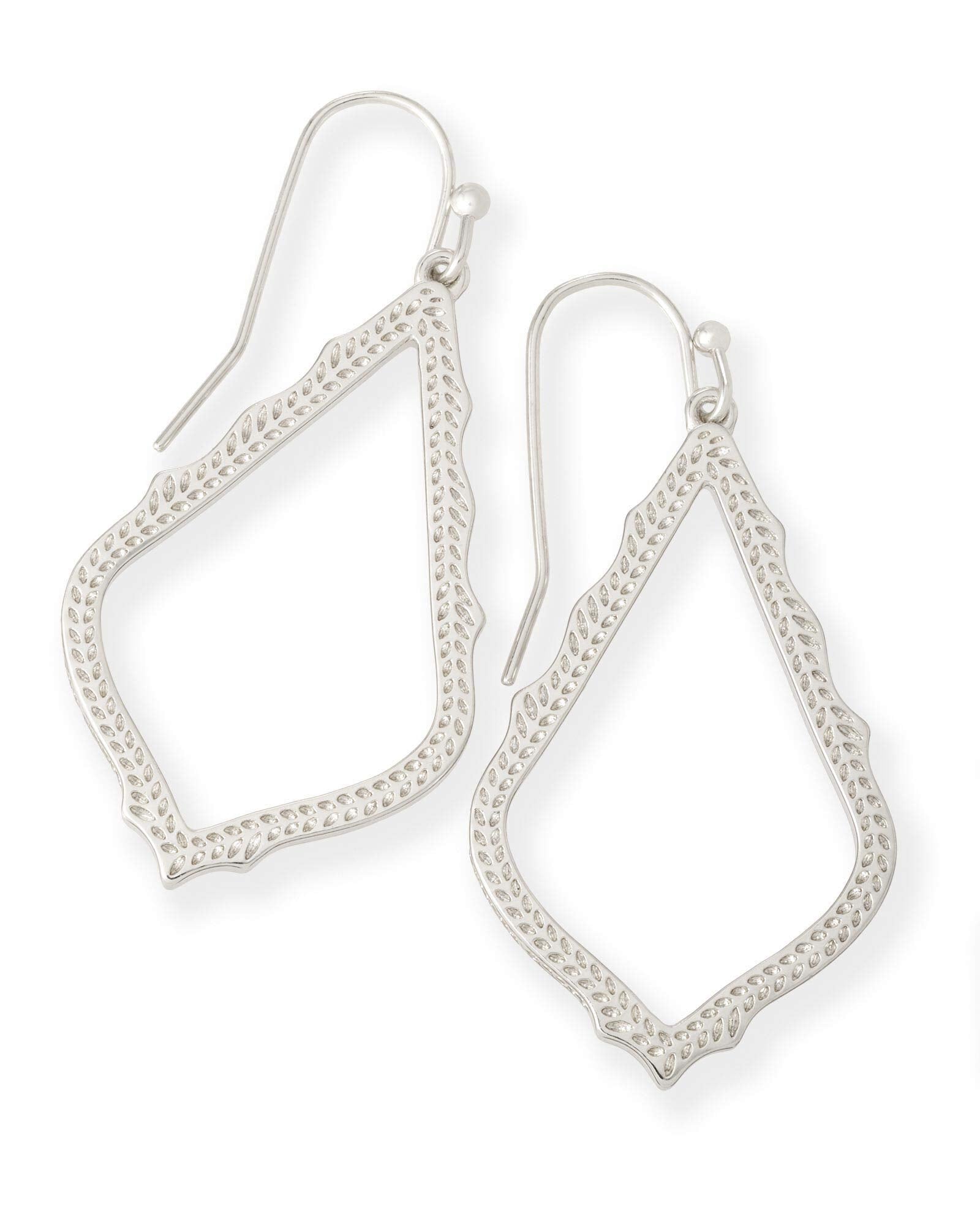 Kendra Scott Sophia Drop Earrings for Women, Dainty Fashion Jewelry, Rhodium-Plated