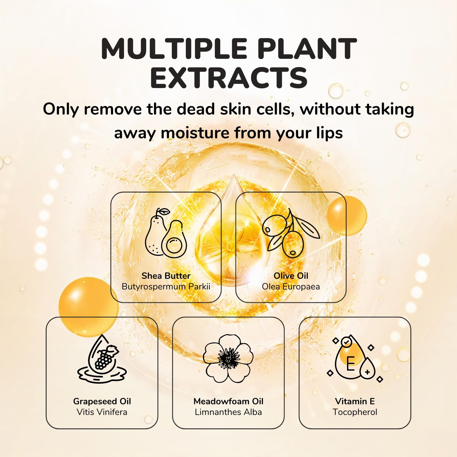 Lip Mask & Scrub Set(Peach + Honey + Collagen), Overnight Moisturizer for Cracked & Dry Lips Care, Hydrating Plumper Kit, Sugar