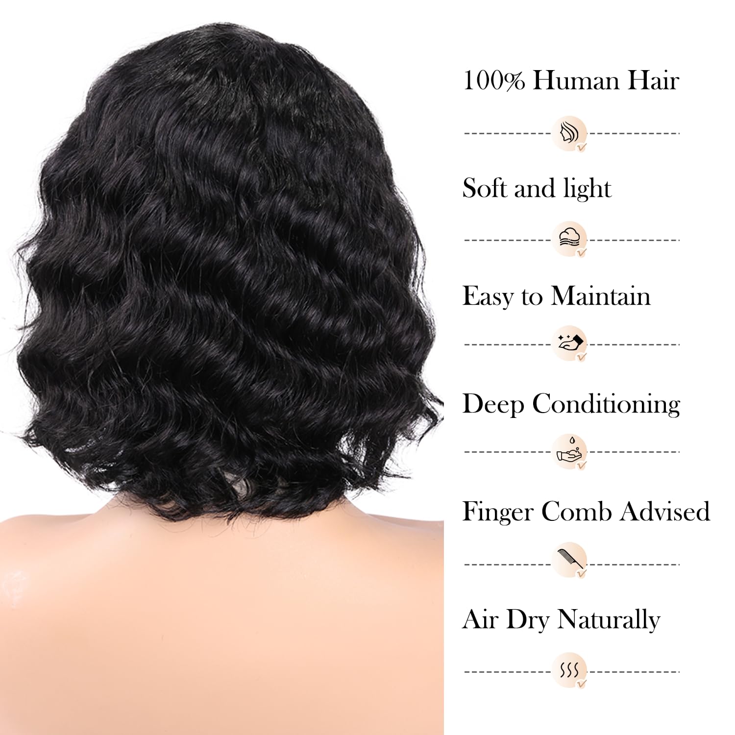 Wiger Short Curly Lace Frontal Human Hair Wigs For Black Women Black Hd Lace Curly Bob Lace Front Hair Transparent Lace Glueless