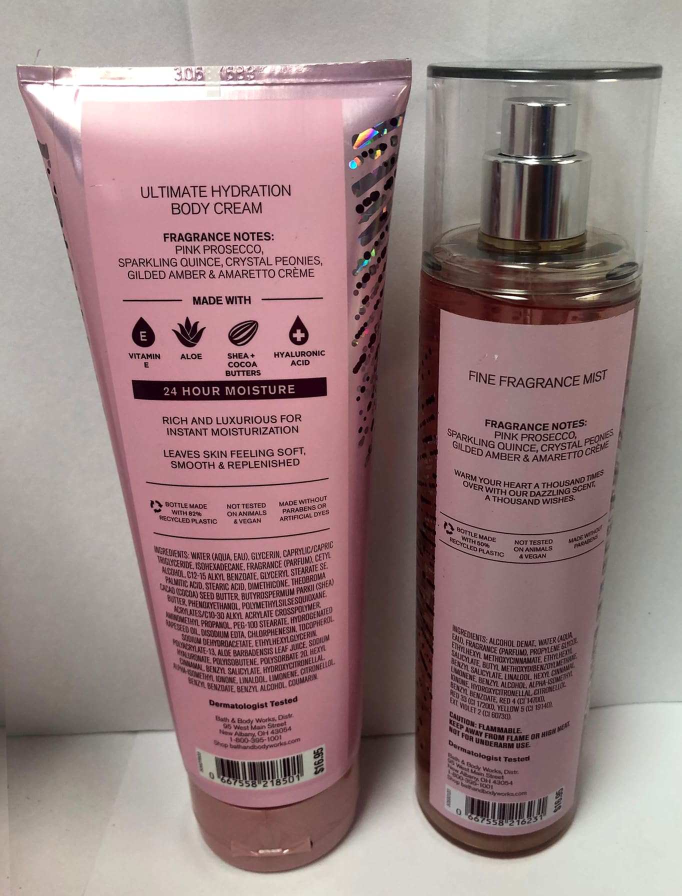 Bath & Body Works A Thousand Wishes Gift Set - Fine Fragrance Mist & Body Cream