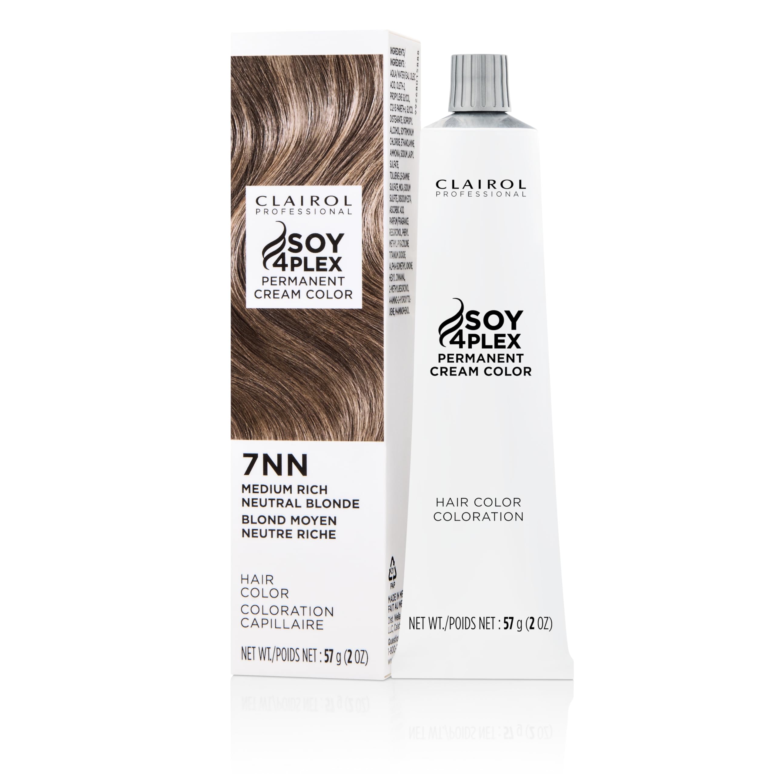 Clairol Professional Crme Permanente, 7nn Med Neutral Blonde, 2 oz. - Packaging May Vary