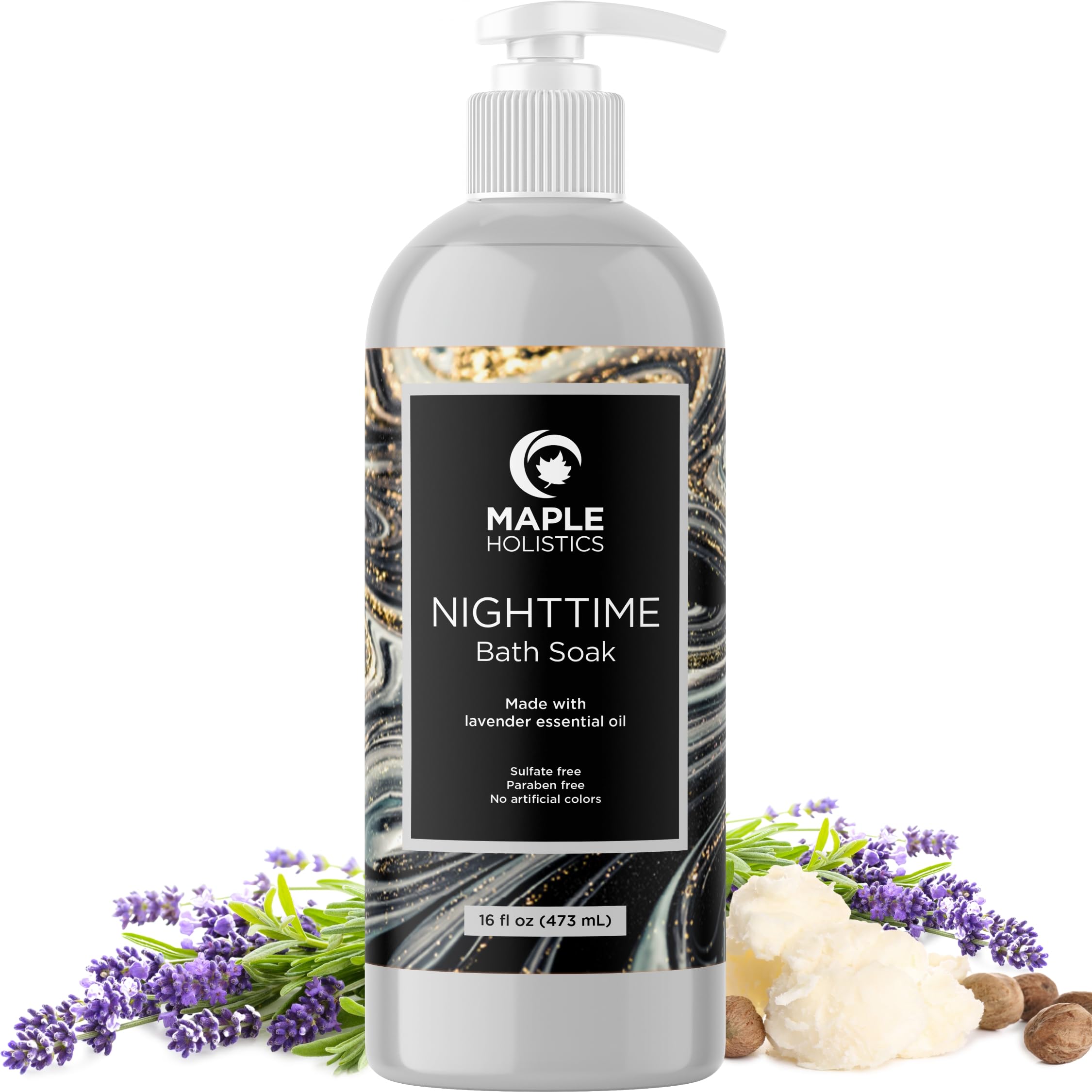 Luxury Nighttime Bubble Bath For Women - Aromatherapy Sleep Bath Soak For Women Relaxing And Nourishing Vegan Formula With Laven