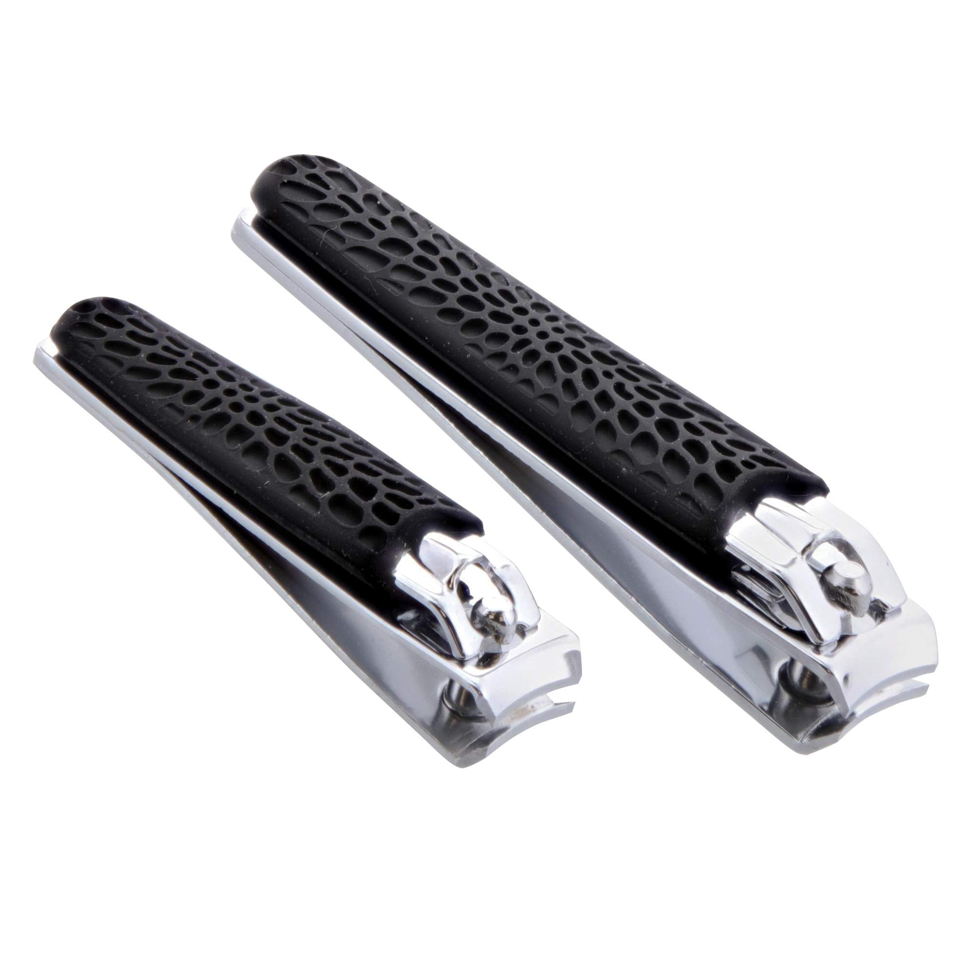 Barbasol Precision Non Slip Stainless Steel Nail Clipper Set (2 Pack)