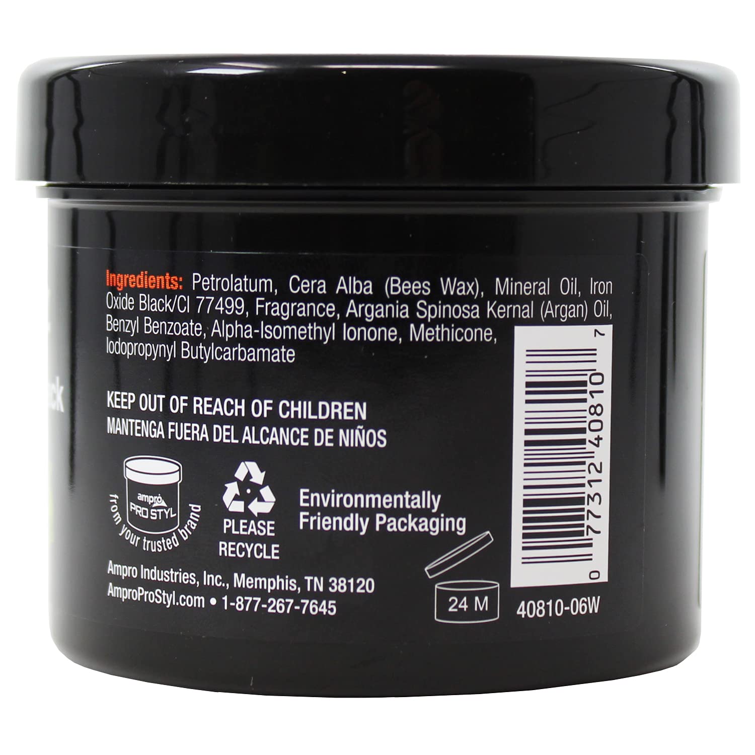 Ampro Honey Beez Wax 4Oz- Black
