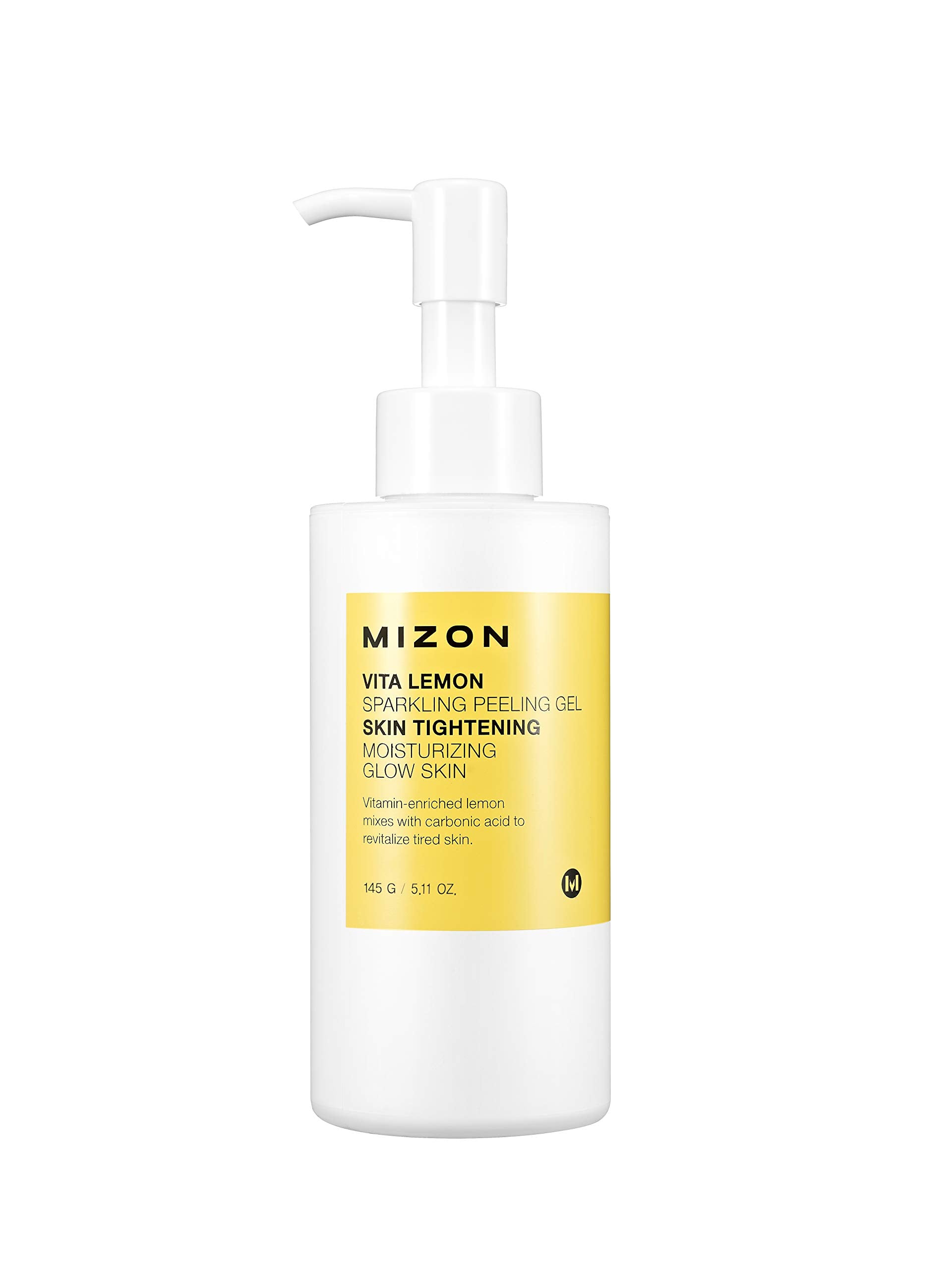 MIZON Vita Lemon Peeling Gel Lemon Peel Oil and Sparkling Water Skin Tightening Moisturizing Skin Vitality Removes Dead Skin Cel