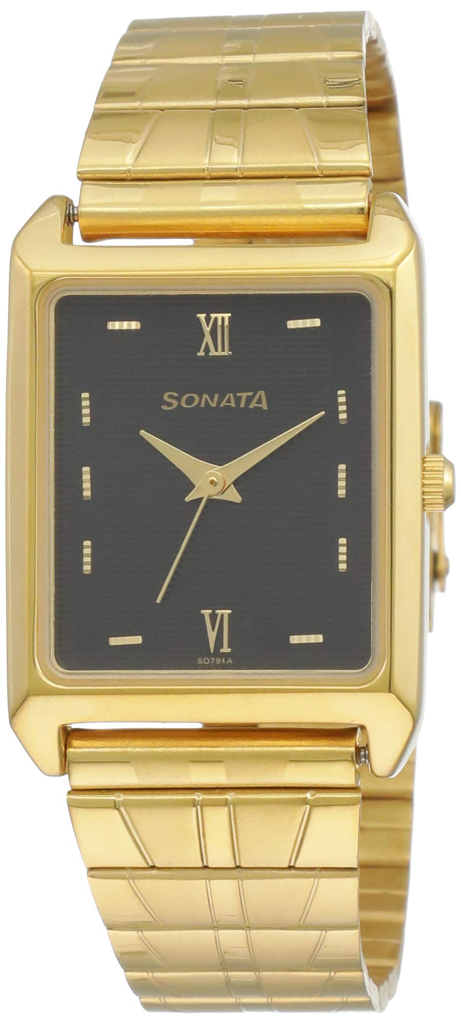 Sonata Analog Black Dial MenS Watch Nm7007Ym14/Nn7007Ym14