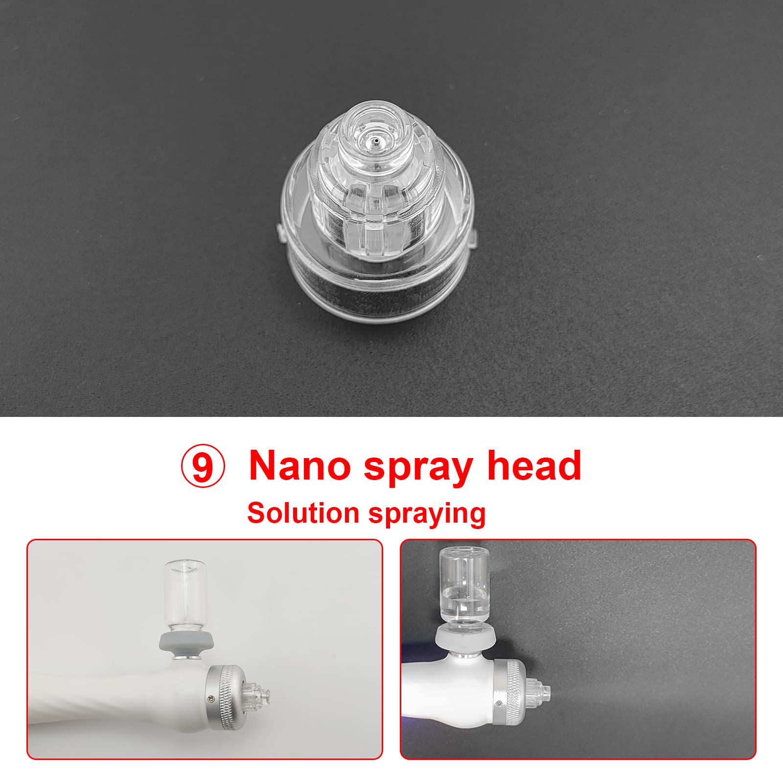 Face Care Beauty Machine Spare Parts Hydro Dermabrasion Aqua Peel Water Scrub Tips Caps 6 Plastic HydraDermabrasion 2 Diamond Mi