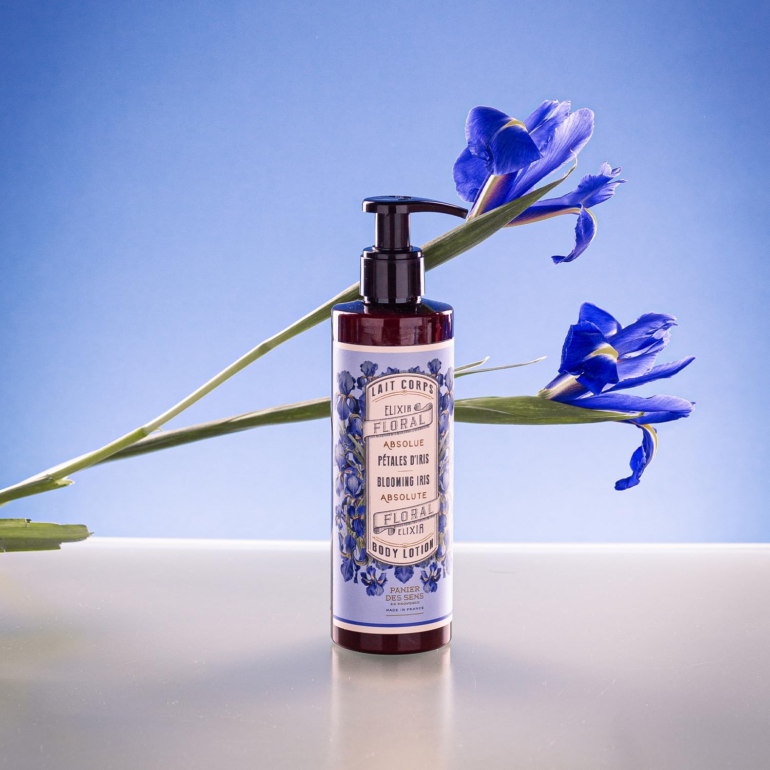 Panier Des Sens - Blooming Iris Body Lotion For Dry Skin - Hydrating Body Cream For Women - Fluid Body Moisturizer With Shea But