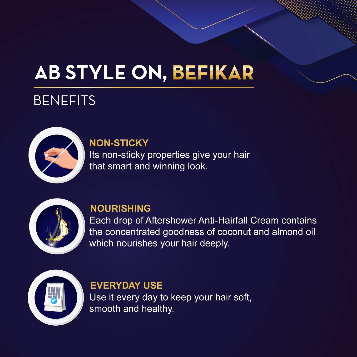 Parachute Advansed Men Hair Cream,Anti Hairfall 100 gm (Pack of 3)