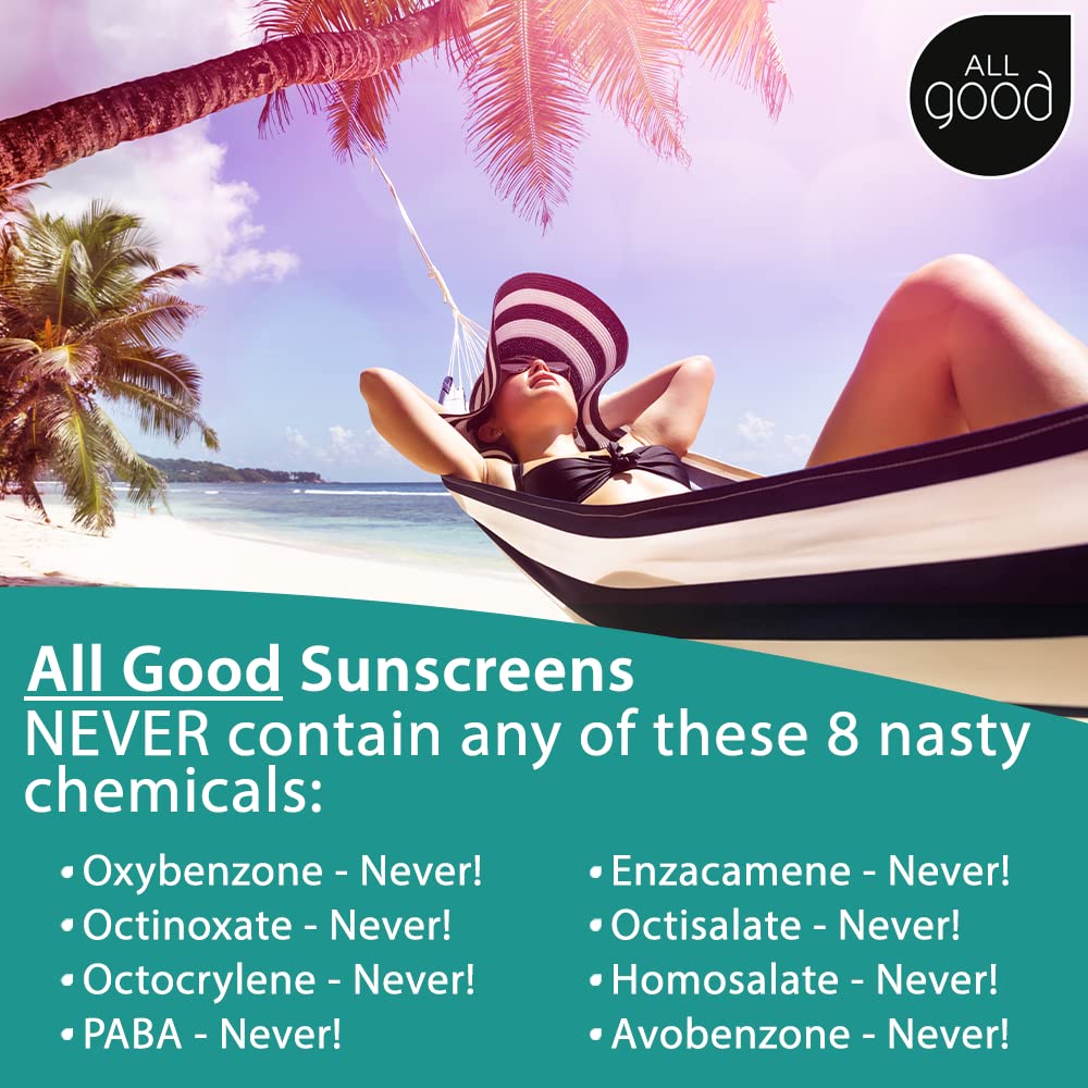All Good Mineral Ultimate Sun Care Set - 3-Pack SPF Lip Balms, 2 Sunscreen Lotions, 2 Zinc Sun Butters, & 2 Face/Nose/Ear Sunsti