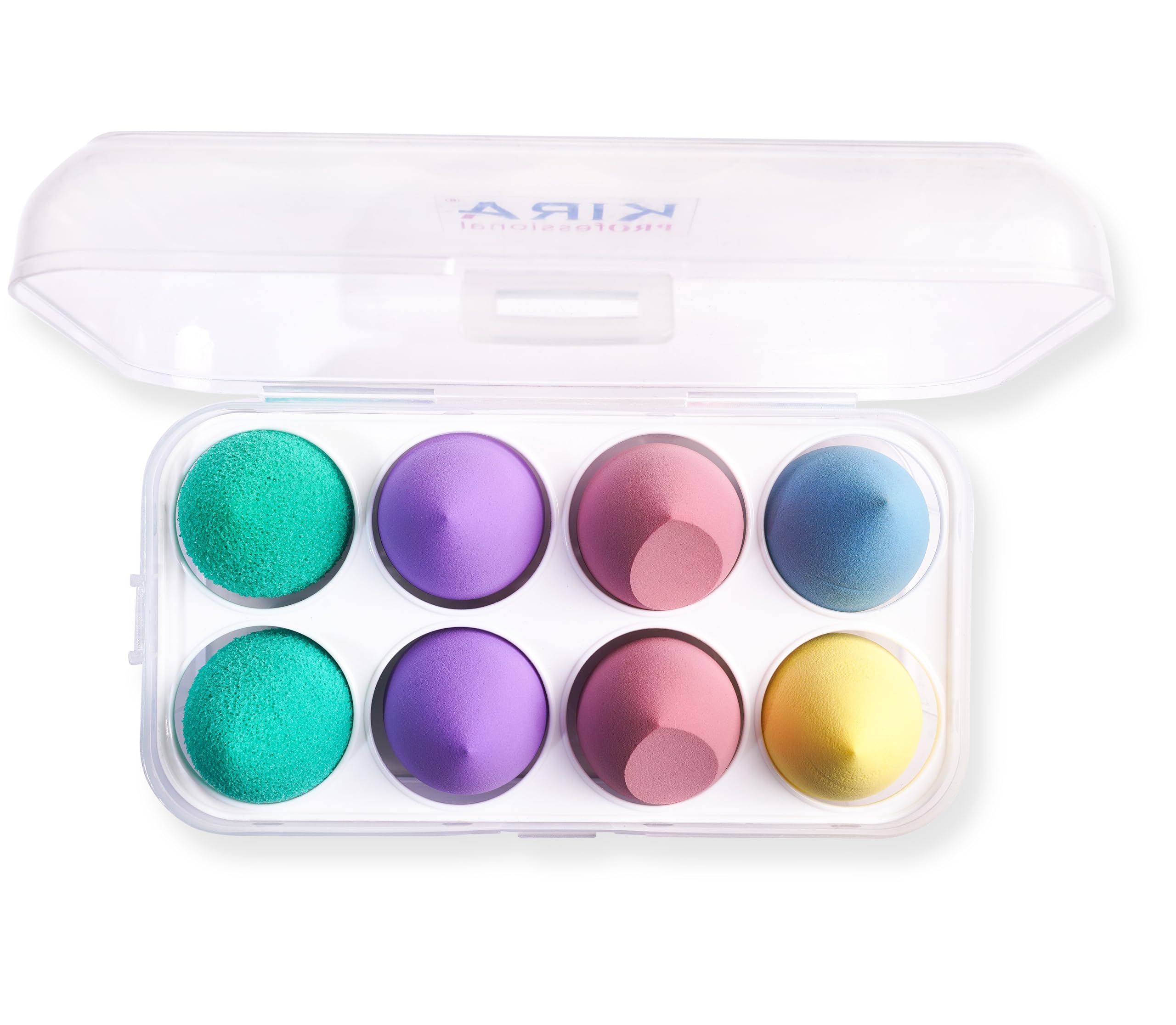Kira Professional Beauty Blender Sponge With Storage Box 8 Pcs