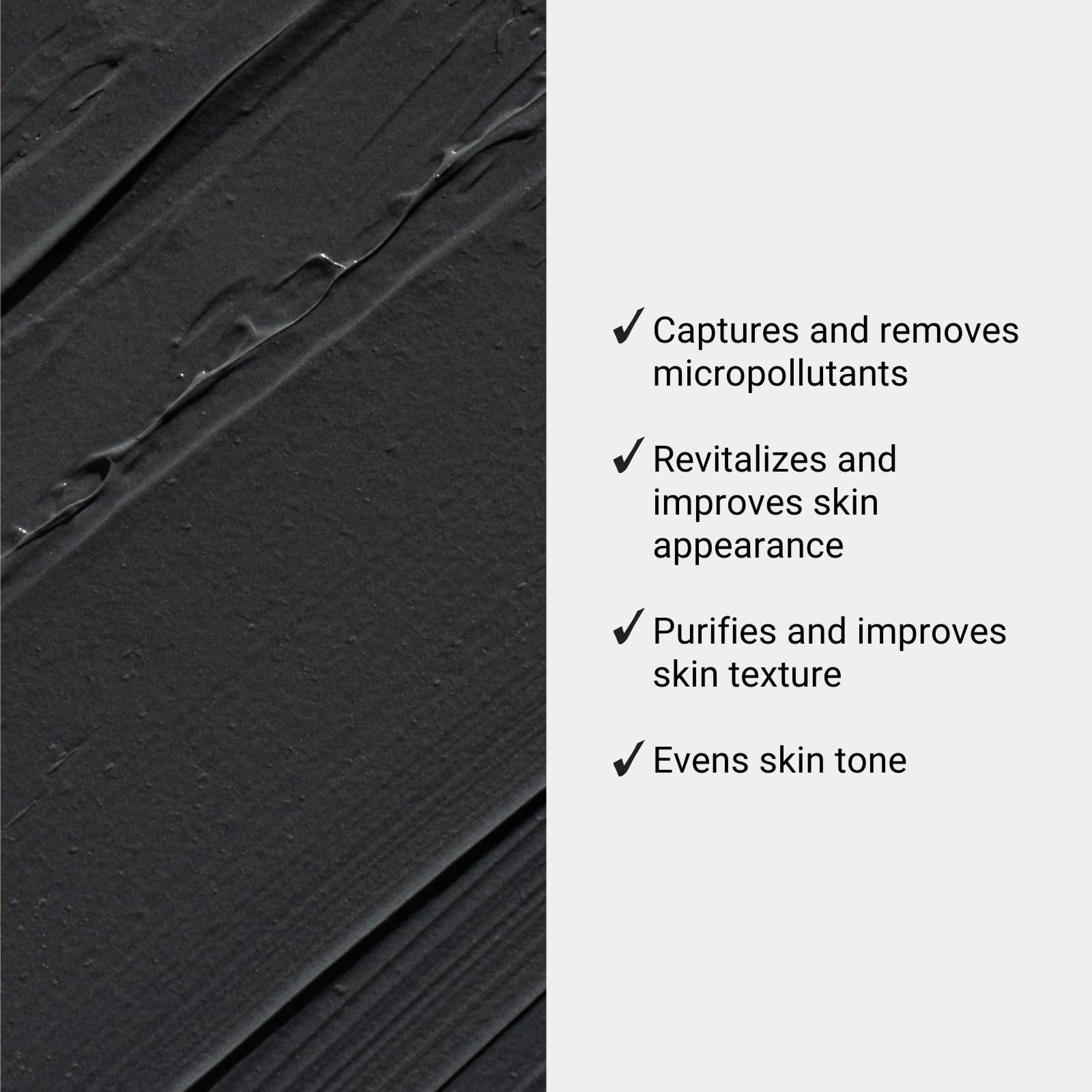 G.M. Collin Charcoal Mask | Facial Acne Treatment With Activated Bamboo Charcoal For Hydrating And Clarifying
