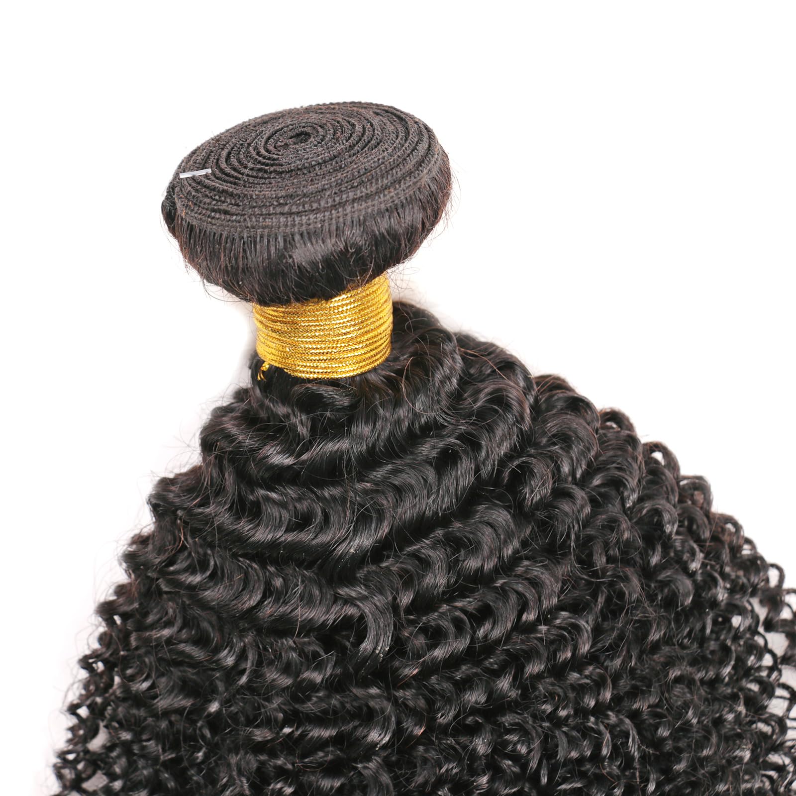huarisi 10A Afro Kinky Curly Bundles Human Hair One Bundle 16 Inch 100% Unprocessed Virgin Brazilian Human Hair Bundles Hair Ext