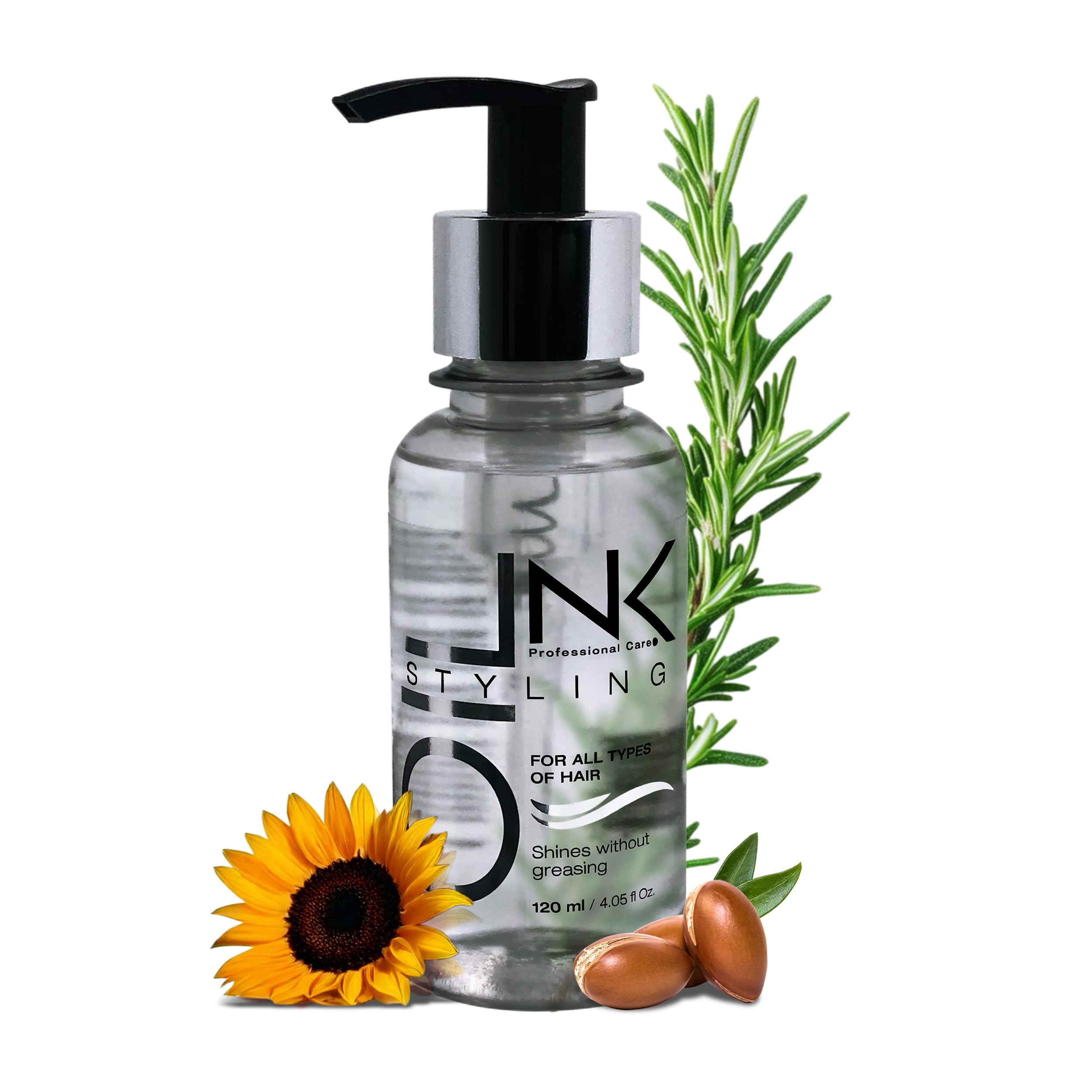 NK Professional Care Styling Oil | High Tech Silicone for Hair | Shines without greasing | Shiny, Soft and Silky hair | 120ml | 