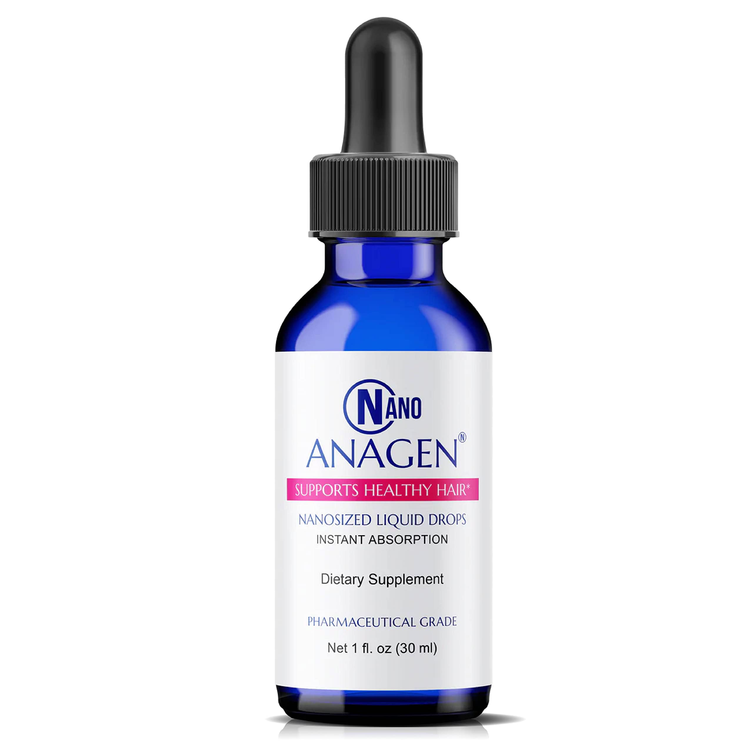 NANO ANAGEN, Stimulates hair follicle growth & repair, prevents thinning. Oral application, RAPID ABSORPTION, great taste, easy 