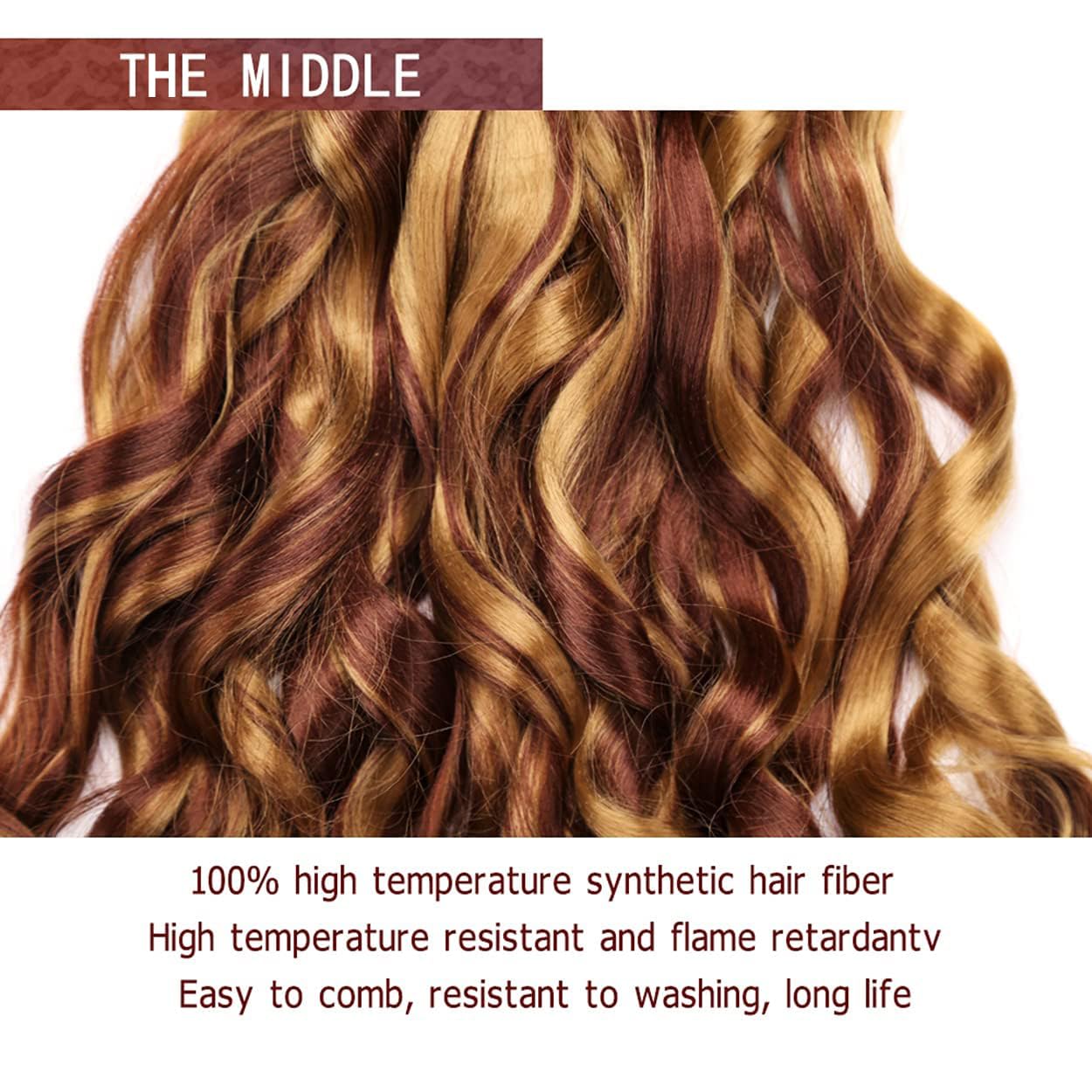 Amir Hair 8 Packs French Curly Braiding Hair 20 Inch Loose Wave Braiding Hair Pre Stretched Synthetic Hair Extensions (27/33#)