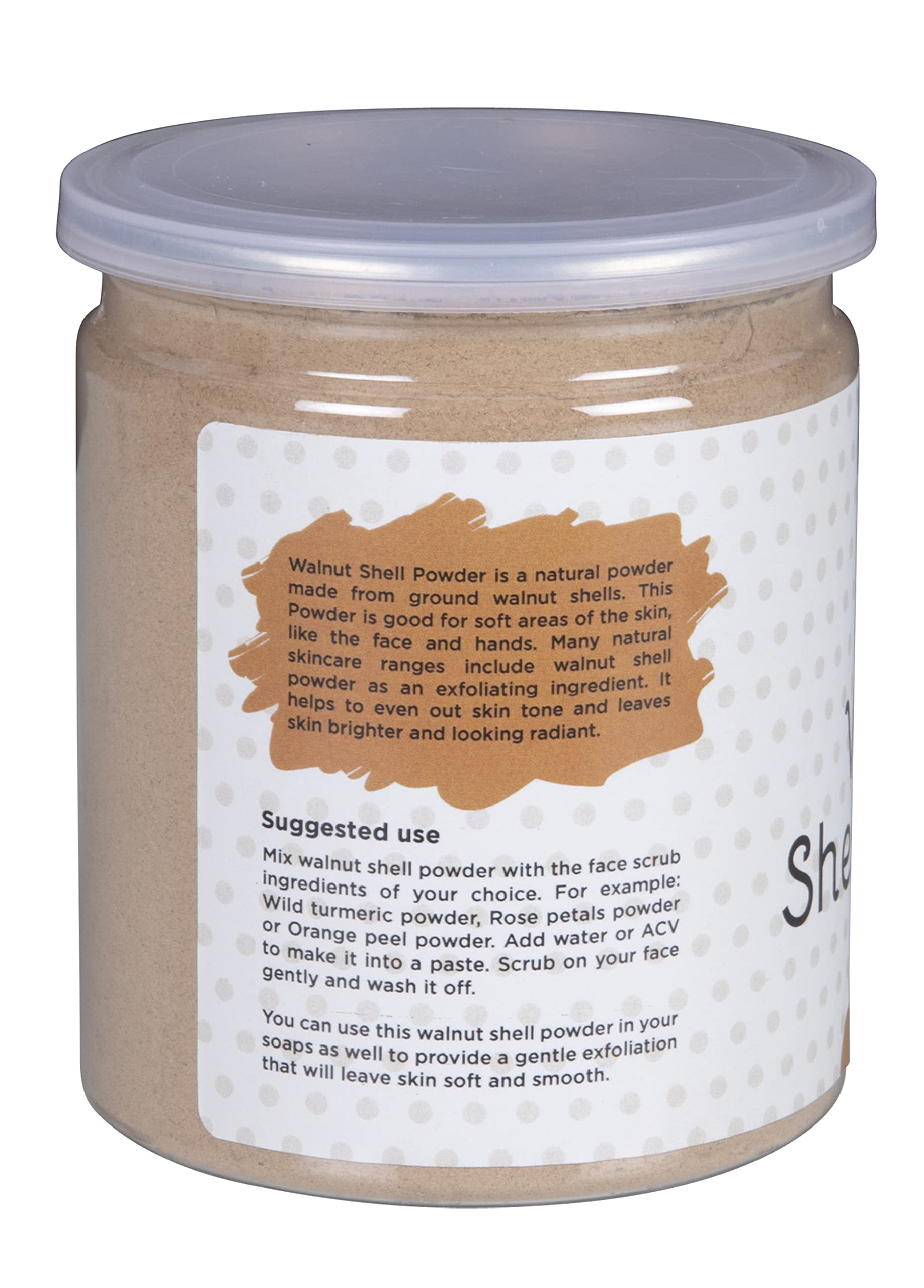 Ground Walnut Shells/Walnut Shell Powder 8oz | Great for Face Scrub | Natural Exfoliant for Soap Making | by Yogi's Gift