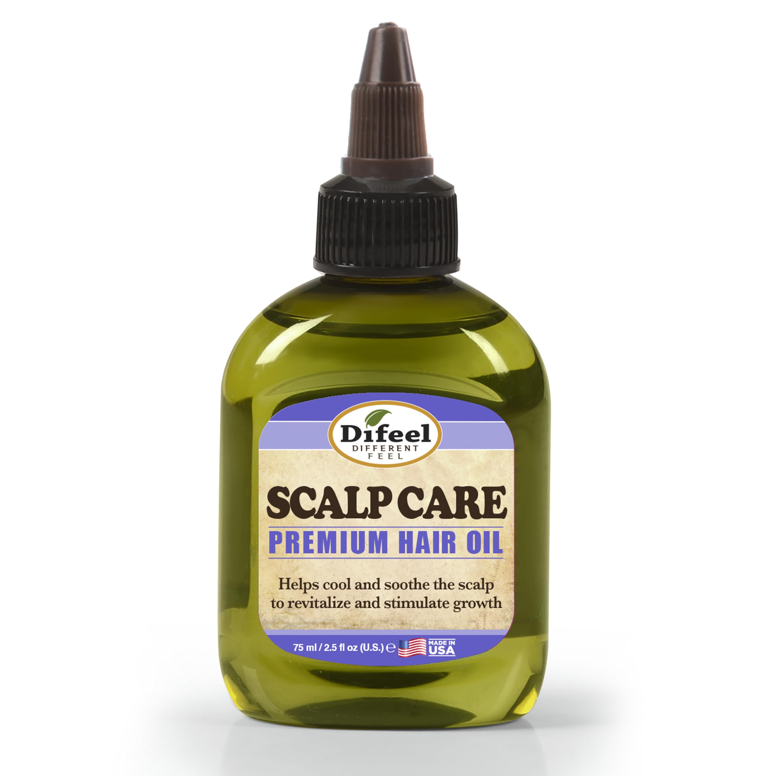 Difeel 99% Natural Therapeutic Hair Care Solutions - Scalp Care 2.5 ounce