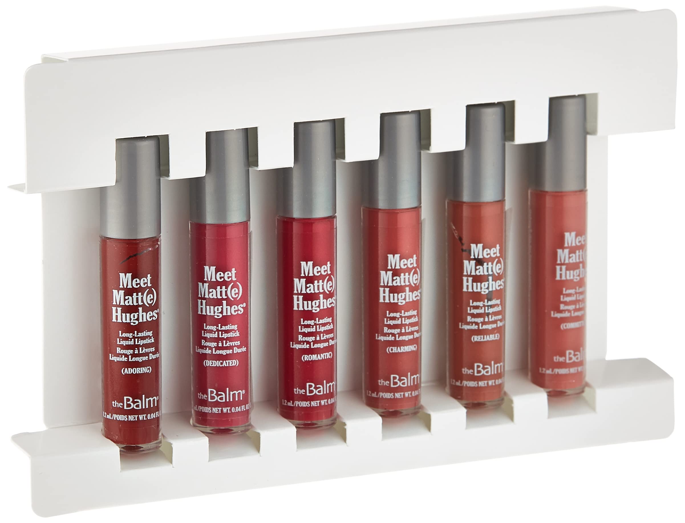 Thebalm Meet Matt(E) Hughes Vol 4 Mini Long-Lasting Liquid Lipsticks, 6 Count