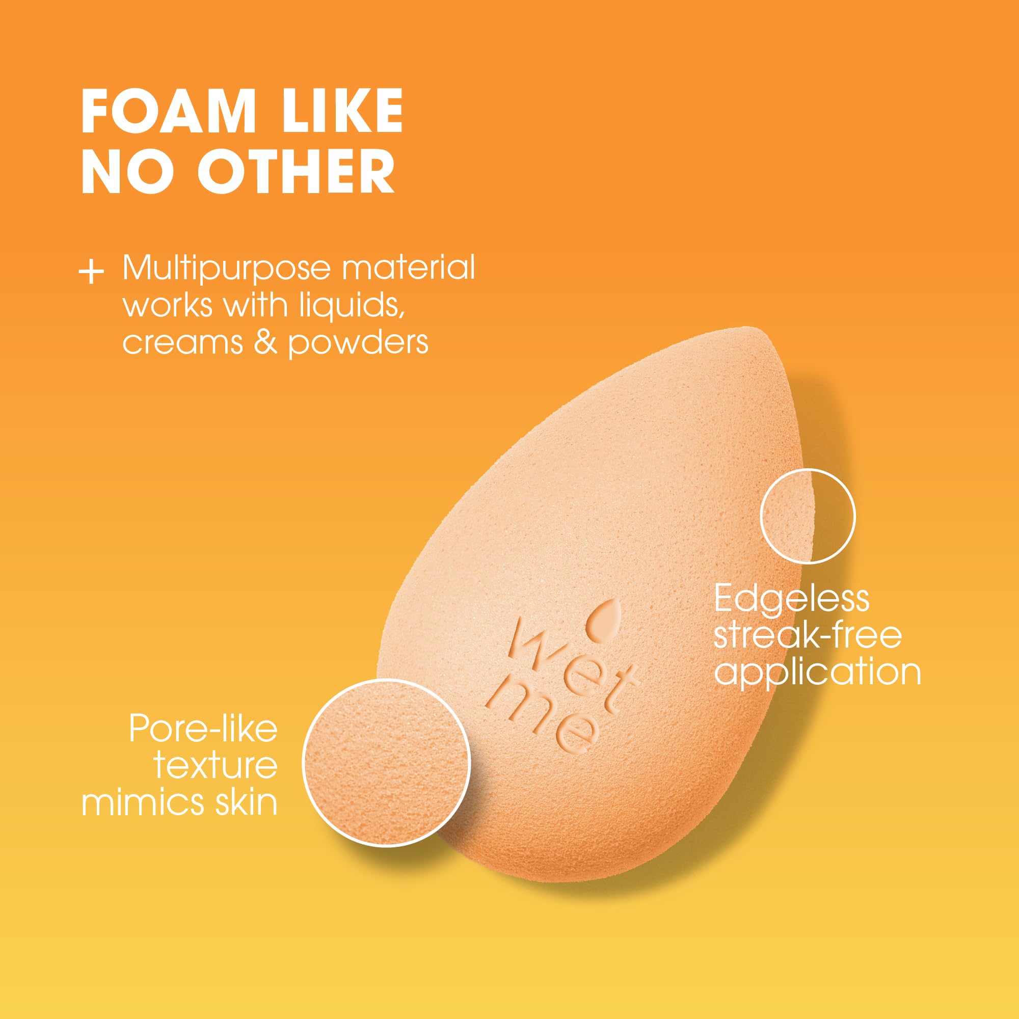 Beautyblender | Beam Color Changing Beauty Blender Makeup Sponge, Super-Soft Foam Easily Blends Foundations & Creams, Made In Us