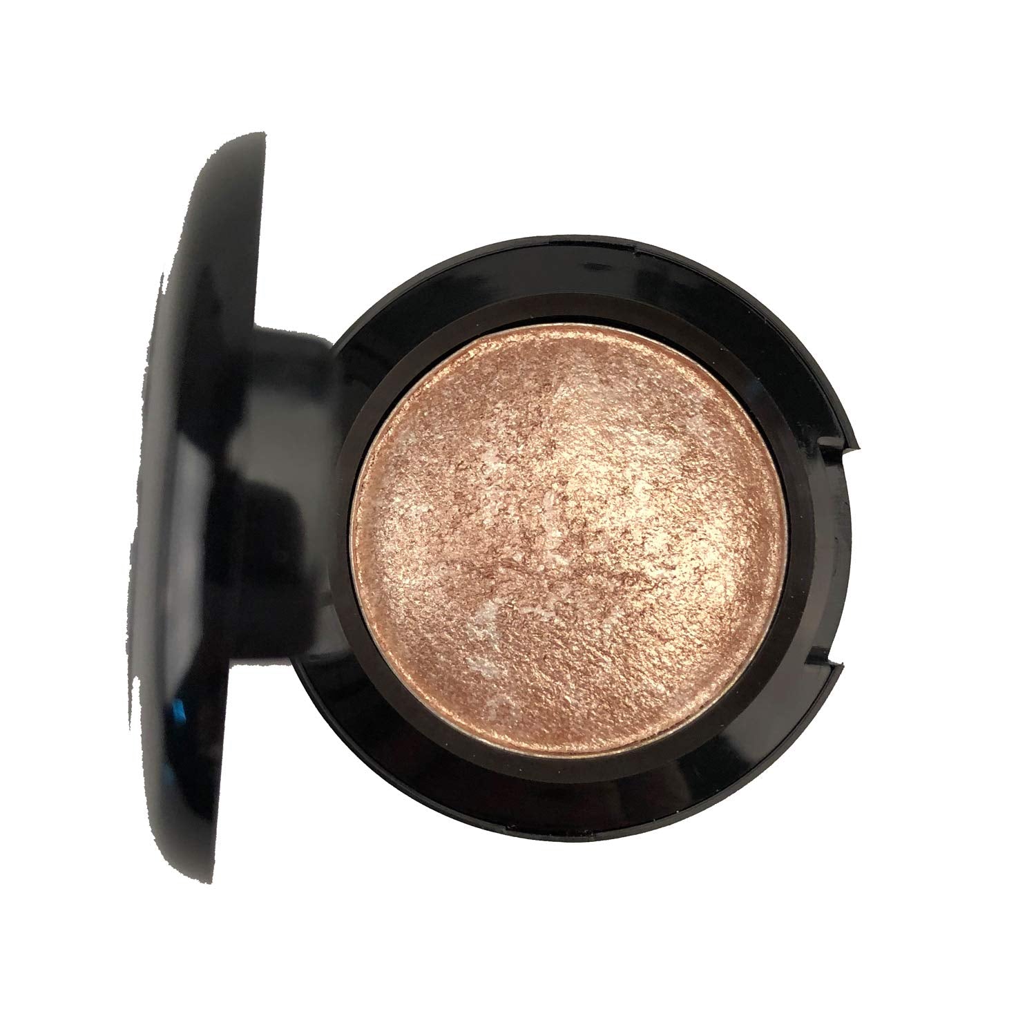 Mallofusa Single Shade Baked Eye Shadow Palette Glitter Powder in Shimmer 15 Metallic Colors Optional (Golden)