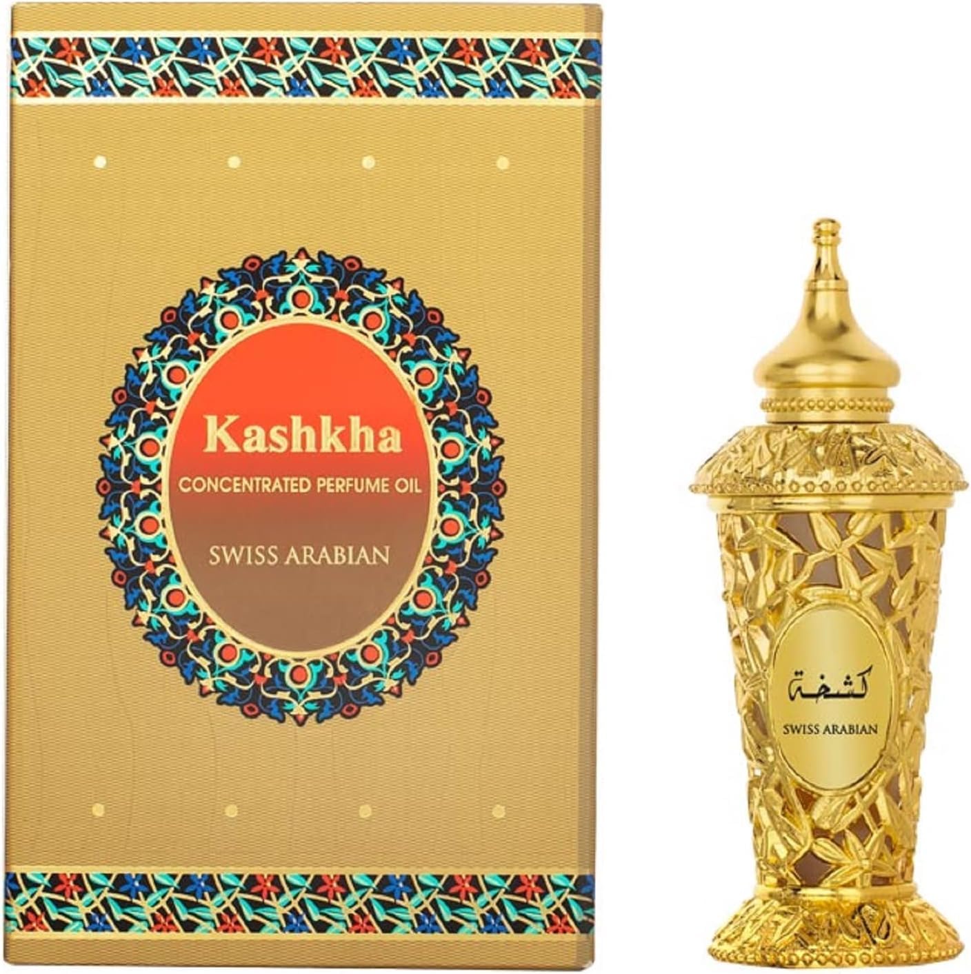 Swiss Arabian Kashkha - Luxury Products From Dubai - Long Lasting And Addictive Personal Perfume Oil Fragrance - A Seductive, Si