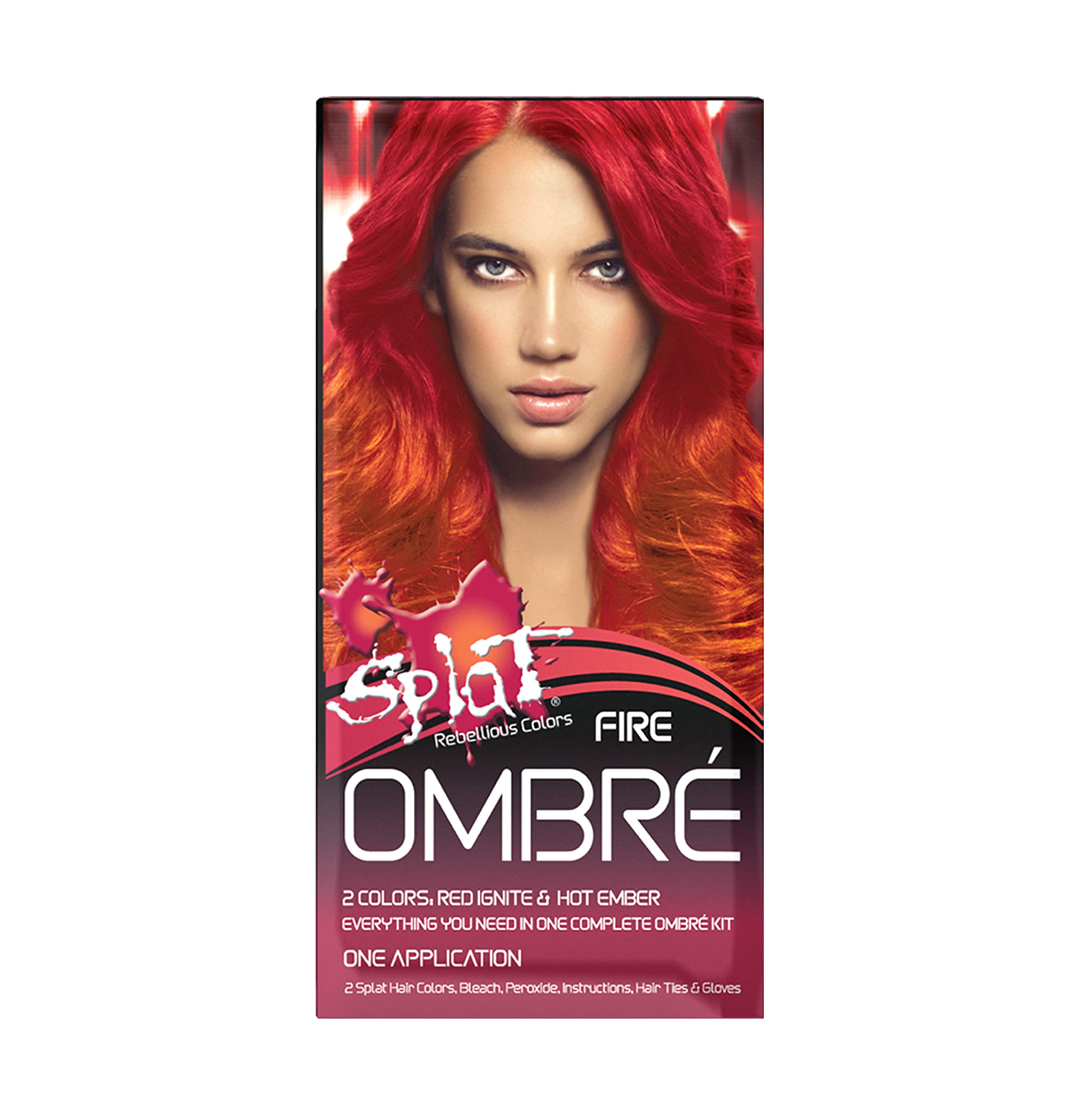 Splat Semi Permanent Fantasy Complete Hair Color Kit in Ombre Fire