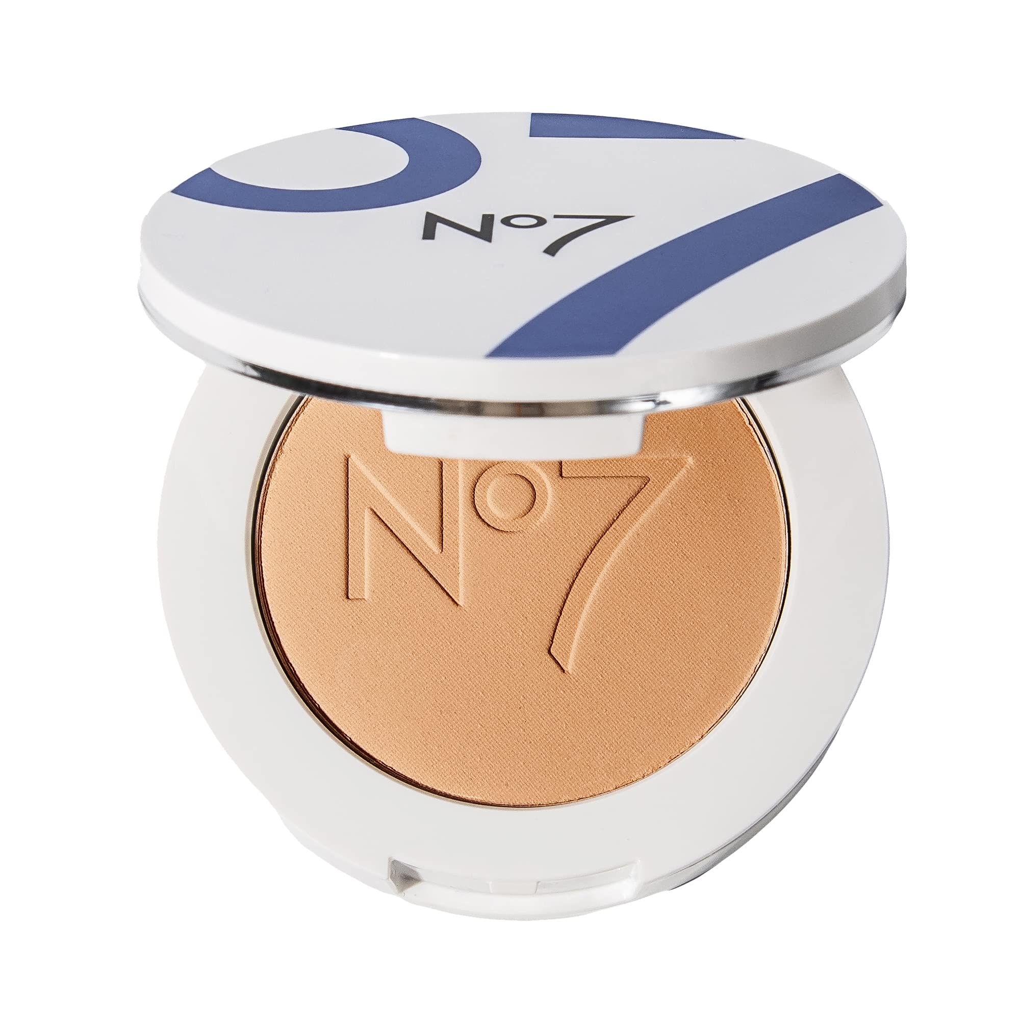 No7 Lift & Luminate Triple Action Powder - Rich - Pressed Makeup Setting Powder For Face - Compact Setting Powder Reduces The Ap