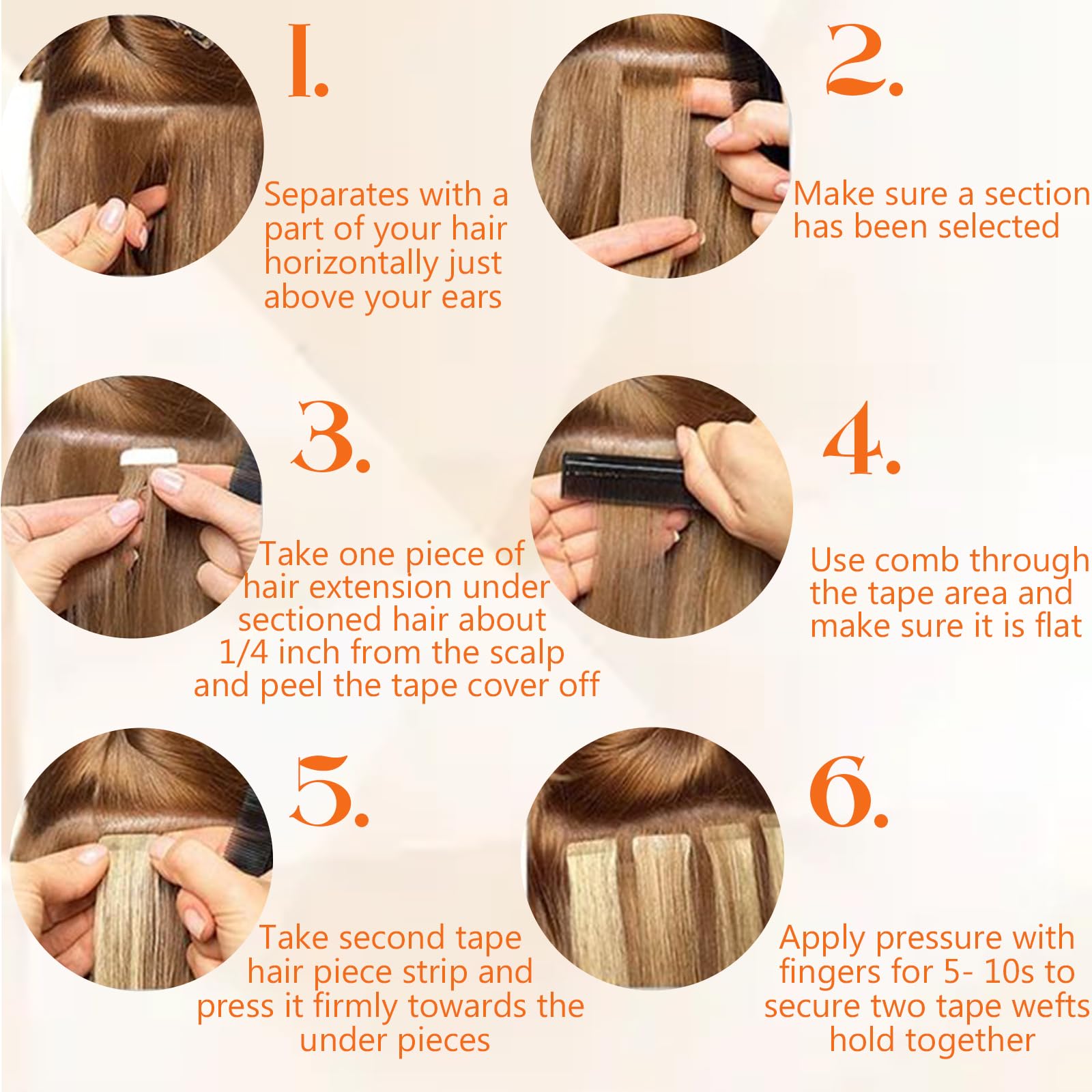 Full Shine Tape In Hair Extensions Human Hair 16 Inch 20 Pcs Glue In Hair Extensions Tape In Color 4 Medium Brown Fading To 24 B