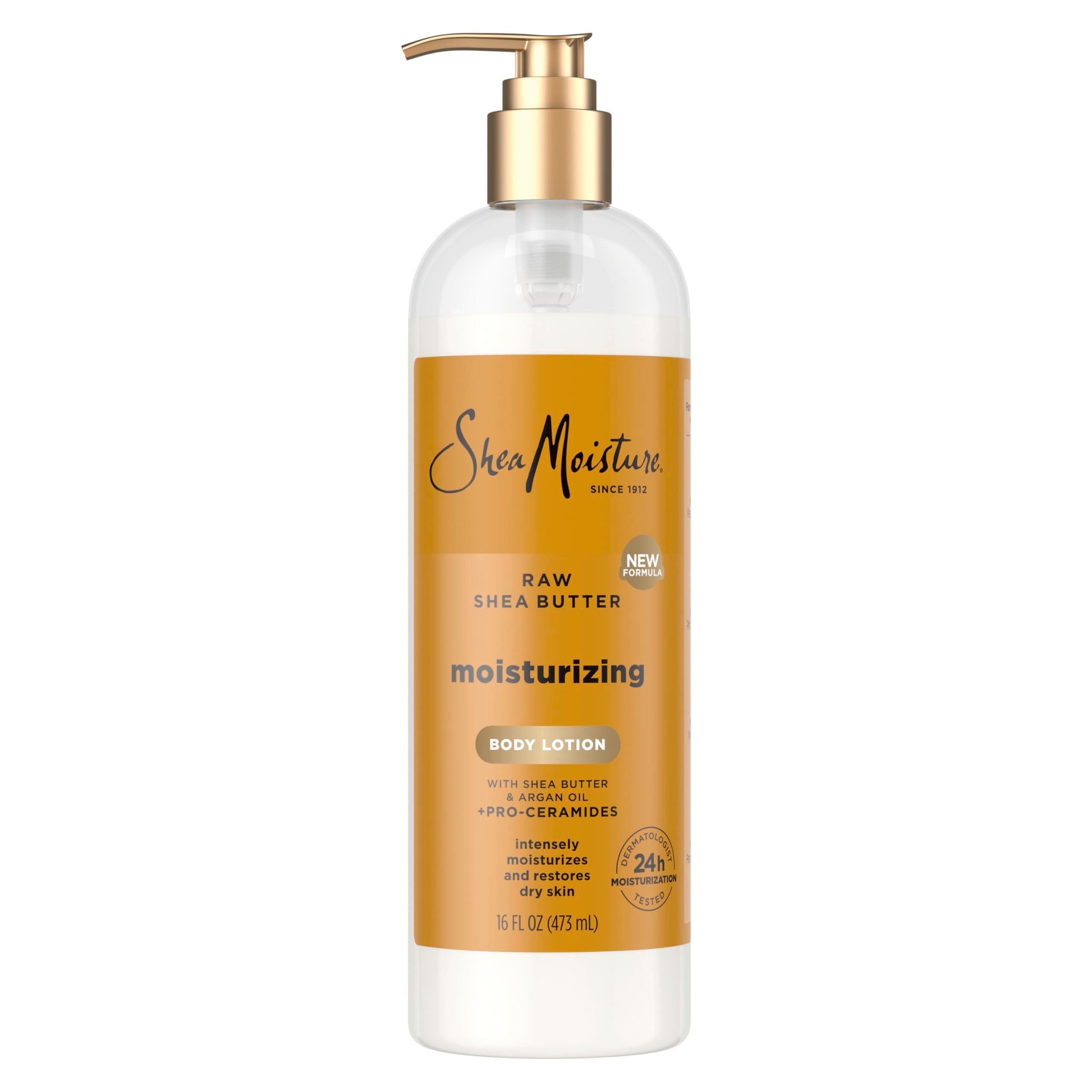SheaMoisture Moisturizing Body Lotion with Raw Shea Butter, Argan Oil and Pro-Ceramides, Restoring Dry Skin, 24H Moisturizing 16