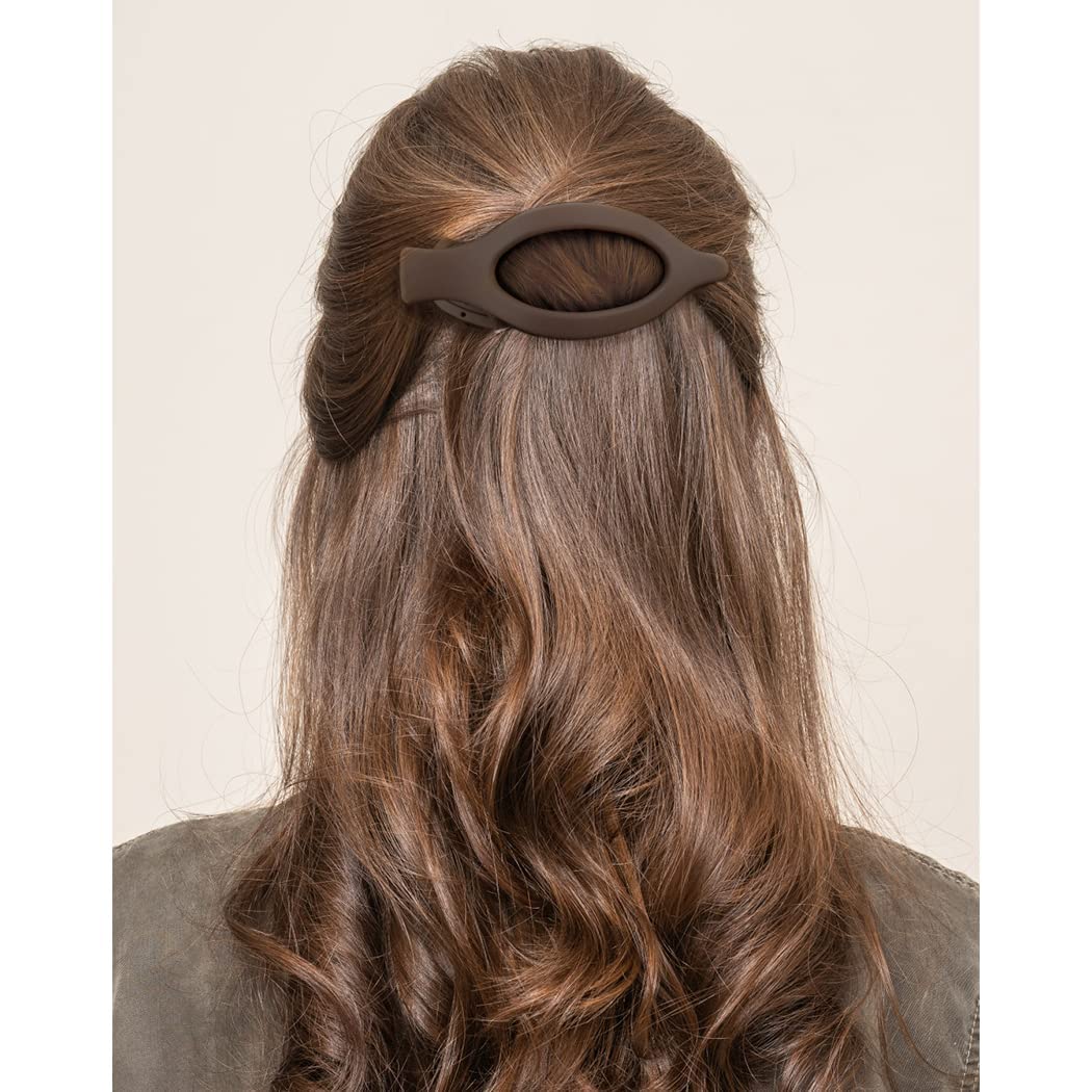 ATODEN Flat Claw Clips for Thick Hair Alligator Hair Clips 3Pcs Hair Claw Clips for Thin Hair Duck Billed Hair Clips Matte Hair