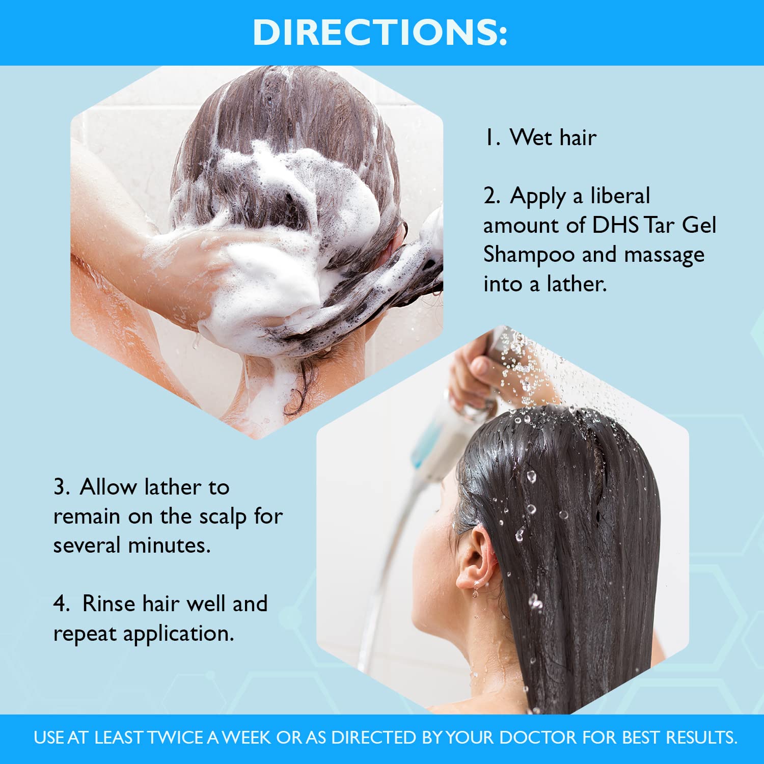 DHS Person & Covey T Gel Shampoo - Anti Dandruff Shampoo, Mildly Scented Psoriasis Shampoo - 8 Fl. Oz. - Refined Coal Tar Gel Fo