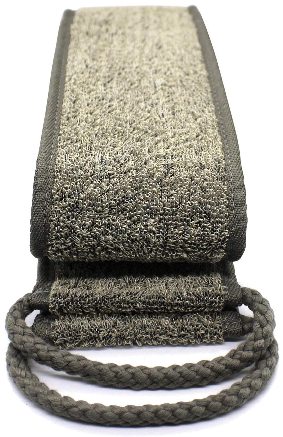 Loofah Back Scrubber, 50 Inch Extra Long Natural Flax Exfoliating Back Scrubber For Shower For Men Women, Deep Clean & Invigorat