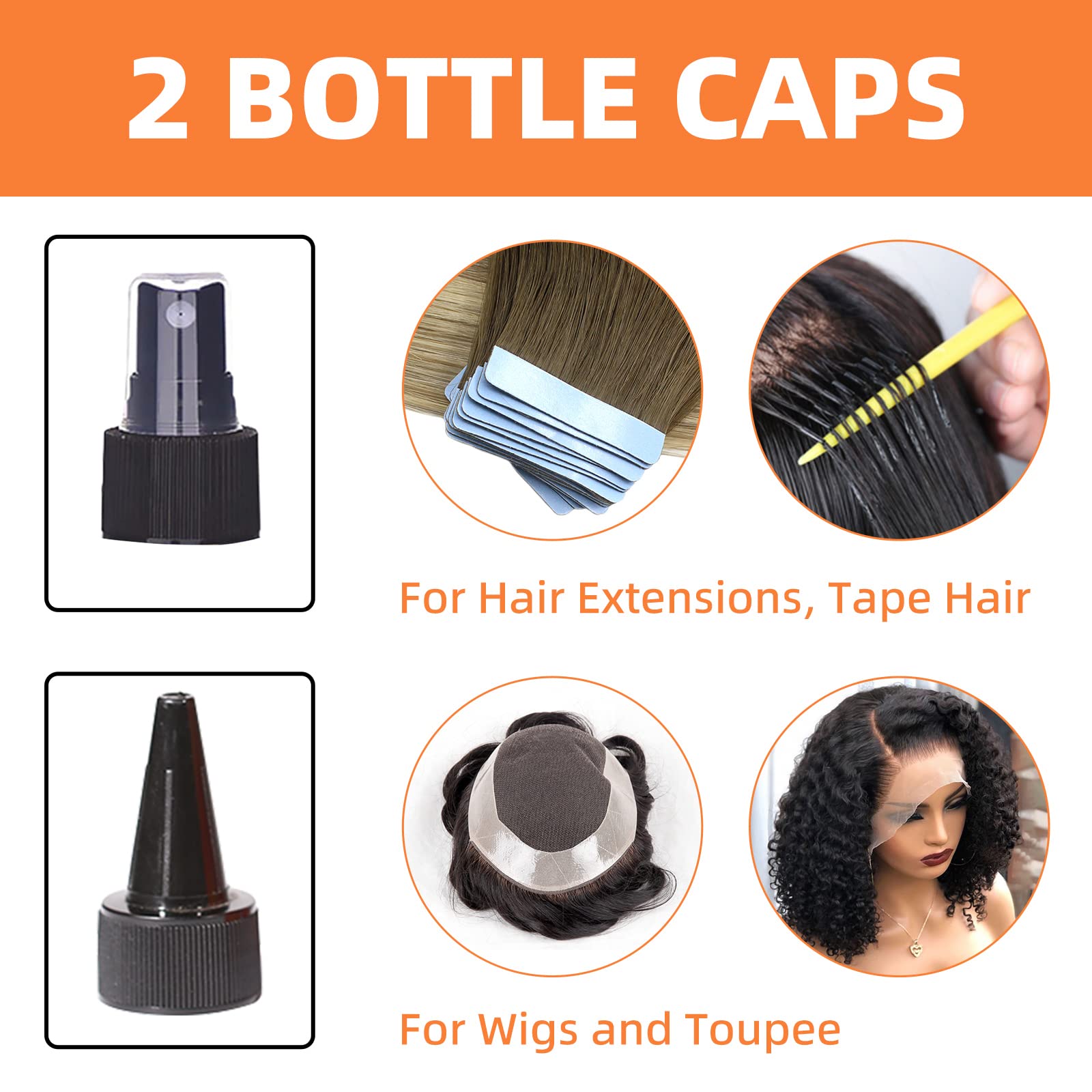 Tape In Extension Remover Fast Acting,Glue Remover Spray For Lace Wigs,Hair Glue Bonding Residue Remover Solvent,Removes Adhesiv