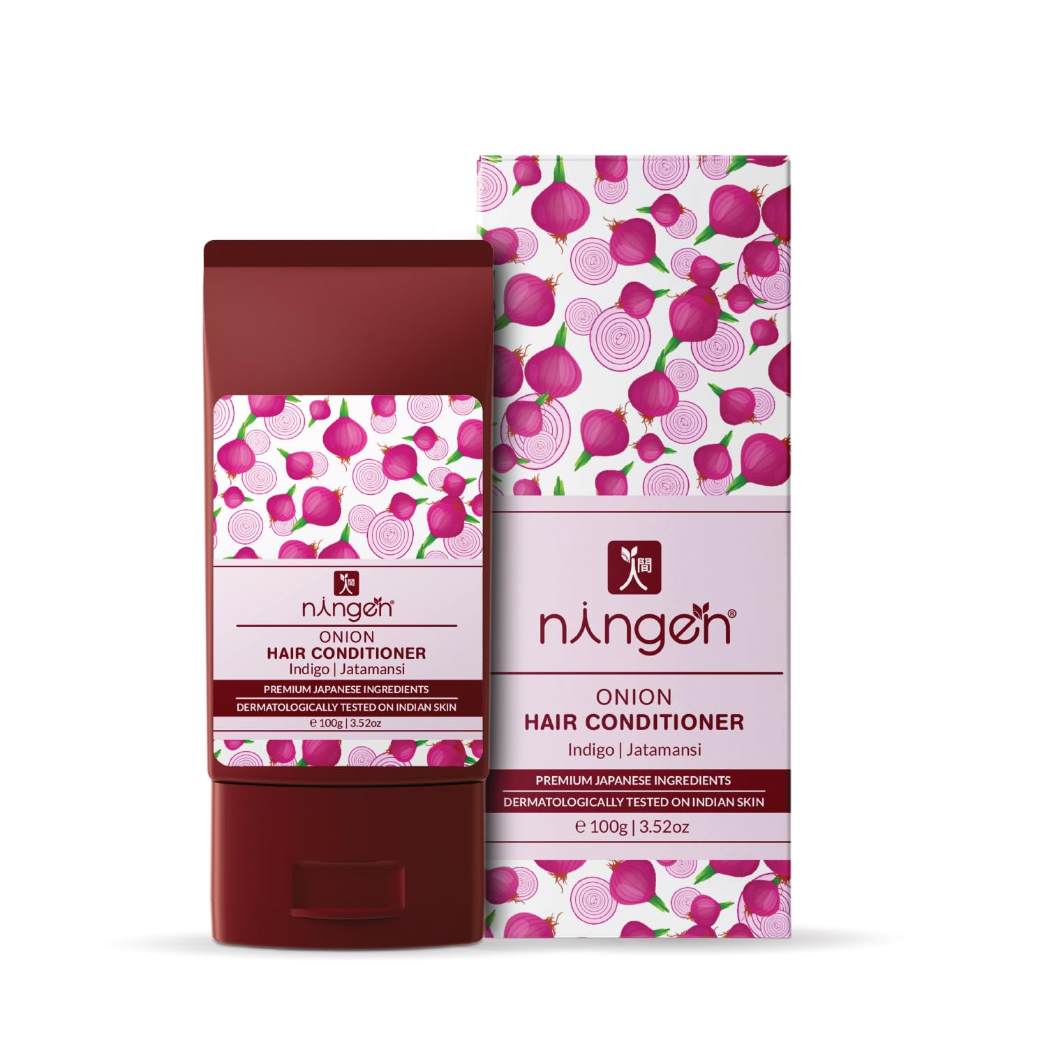 Ningen Onion Hair Conditioner I Enriched With Jojoba And Argan Oil I Dermatologically Tested, Paraben Free I For Silky, Strong A