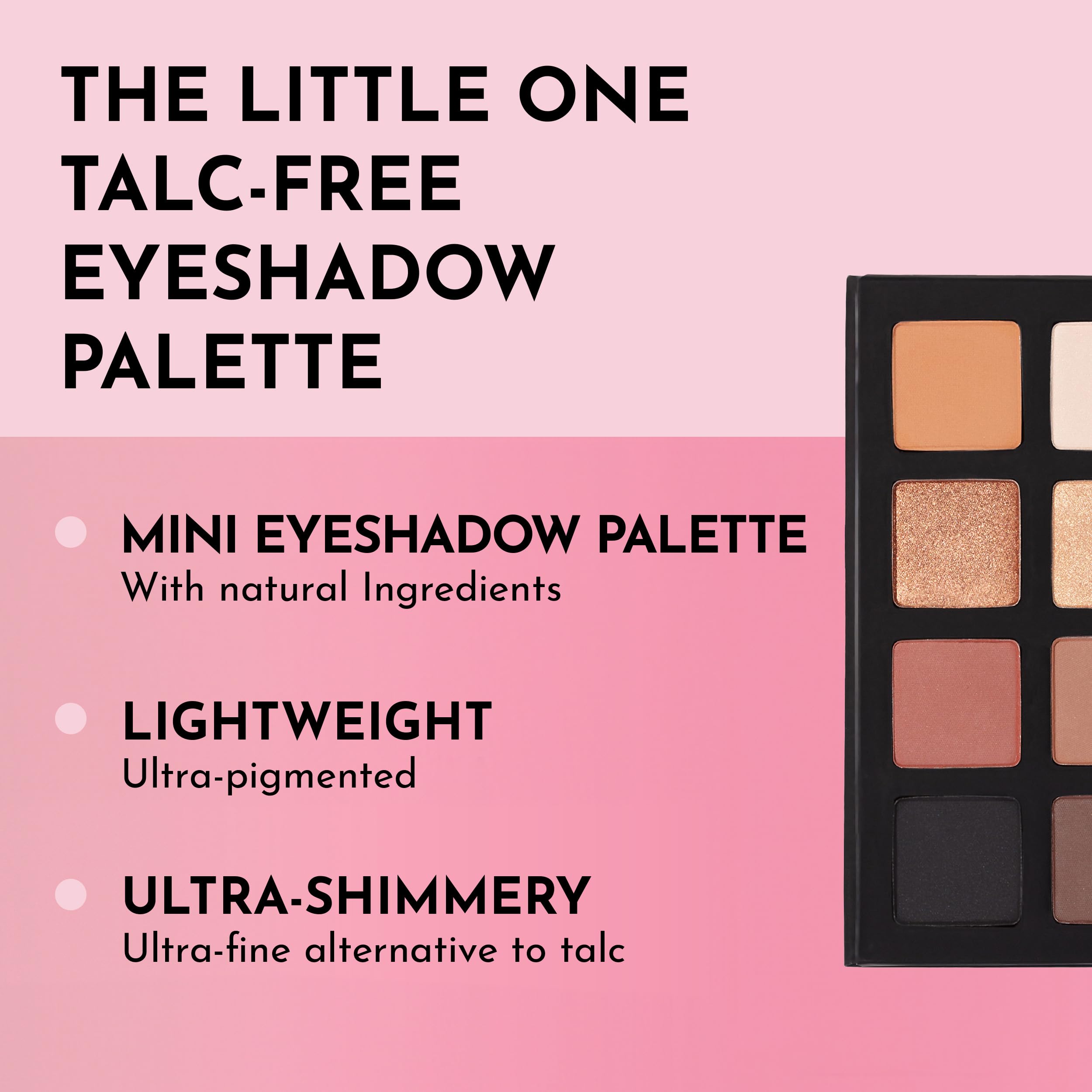 Lawless The Little One Palette - Premium Talc-Free Eyeshadow Palette With Eight Neutral Classic Shades, Travel Size Palette