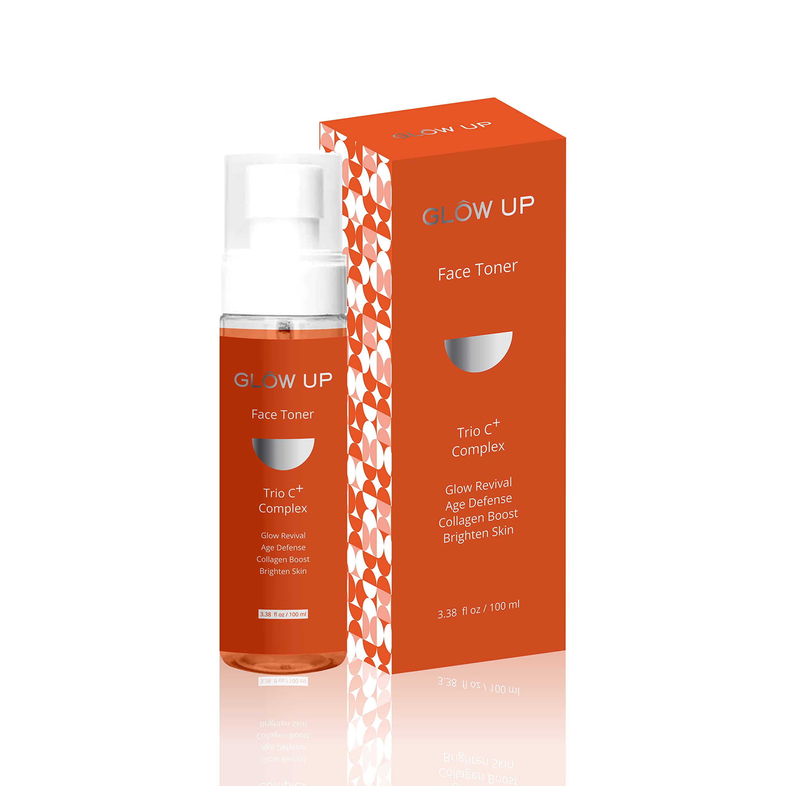 Glow Up Trio C+ Complex Face Toner| Glow Revival | Age Defense | Collagen Boost| Brighten Skin 100 Ml