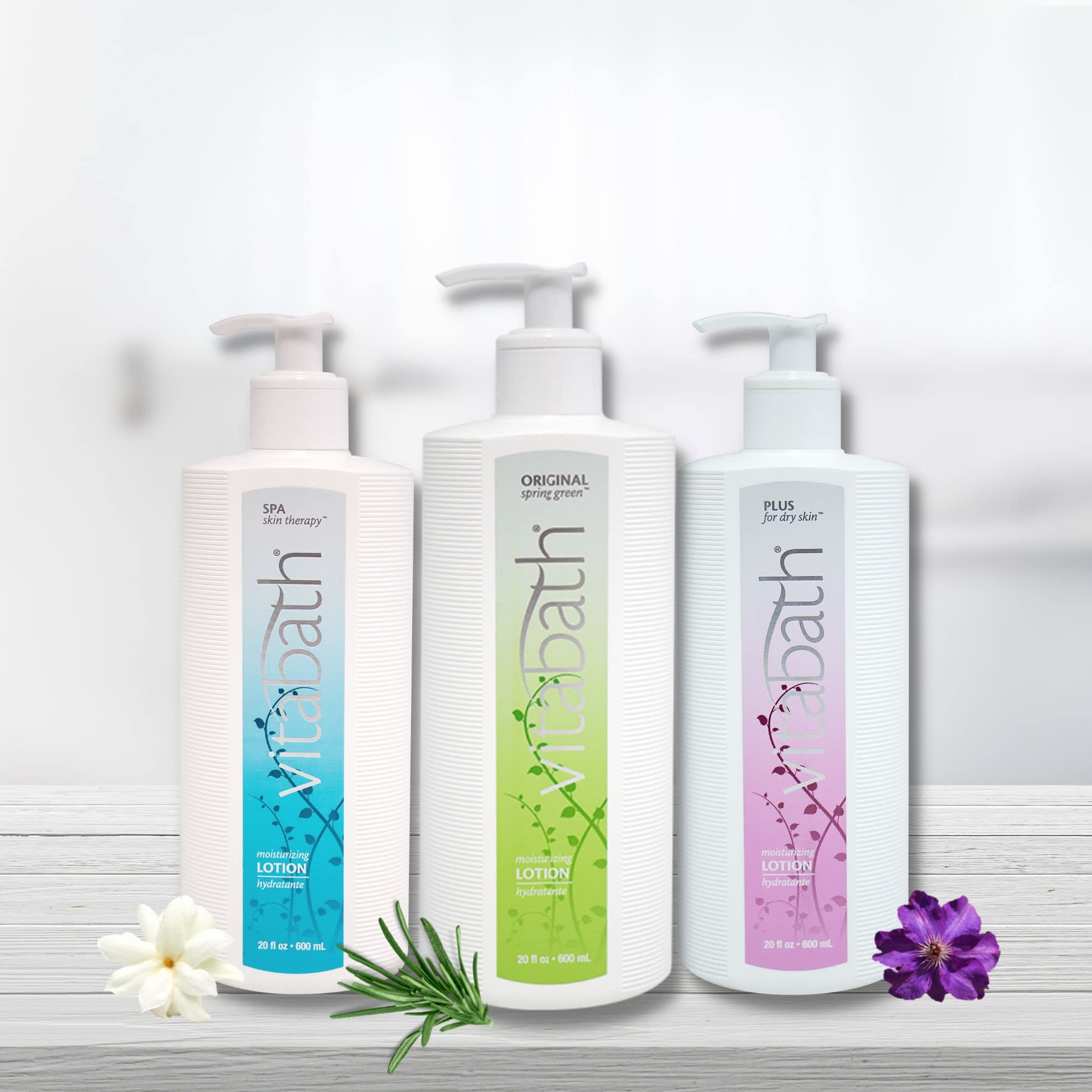 Vitabath Plus For Dry Skin Moisturizing Body Lotion Replenishing Botanicals, Aloe, Shea Butter & Hazel Seed Oil Nourishing Deepl