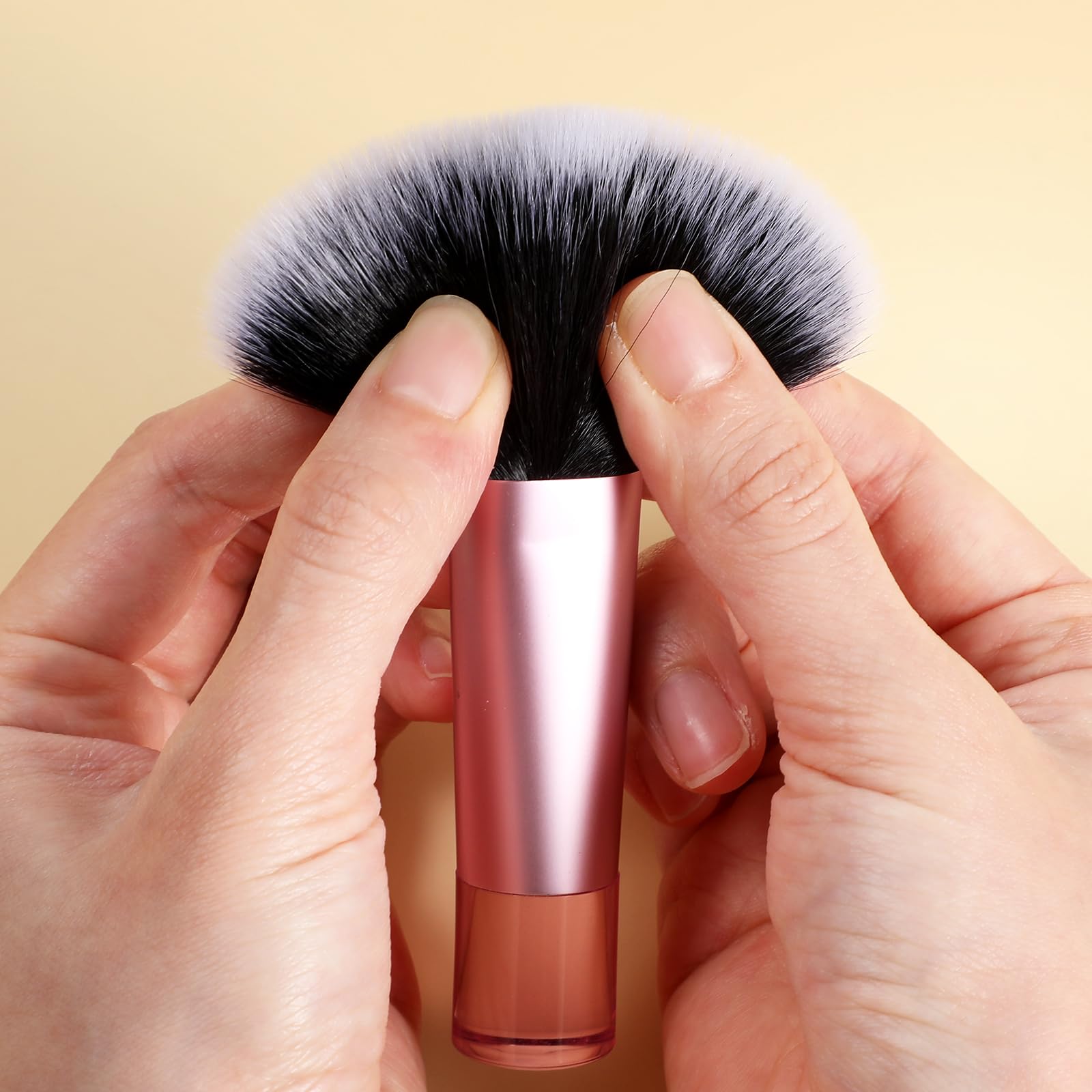 10 Pcs Travel Makeup Brush Set Travel Size Mini Makeup Brushes With Pack Make Up Brushes Portable Small Eyeshadow Foundation Sha