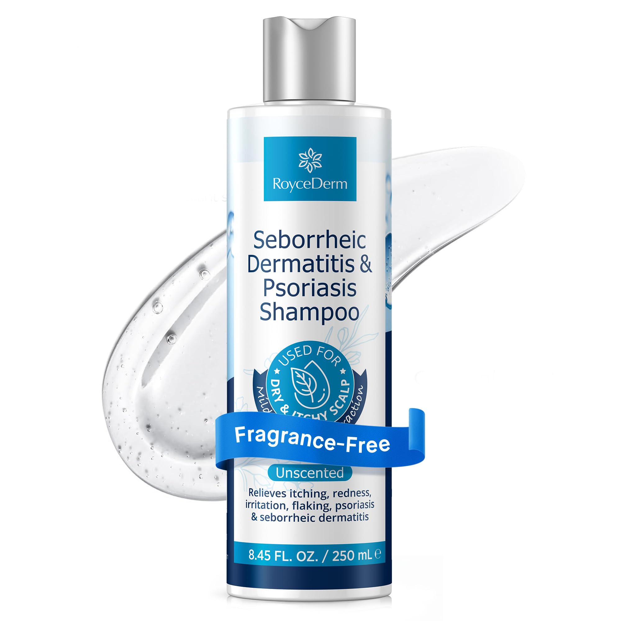 Roycederm Seborrheic Dermatitis & Psoriasis Shampoo with Salicylic Acid 3%