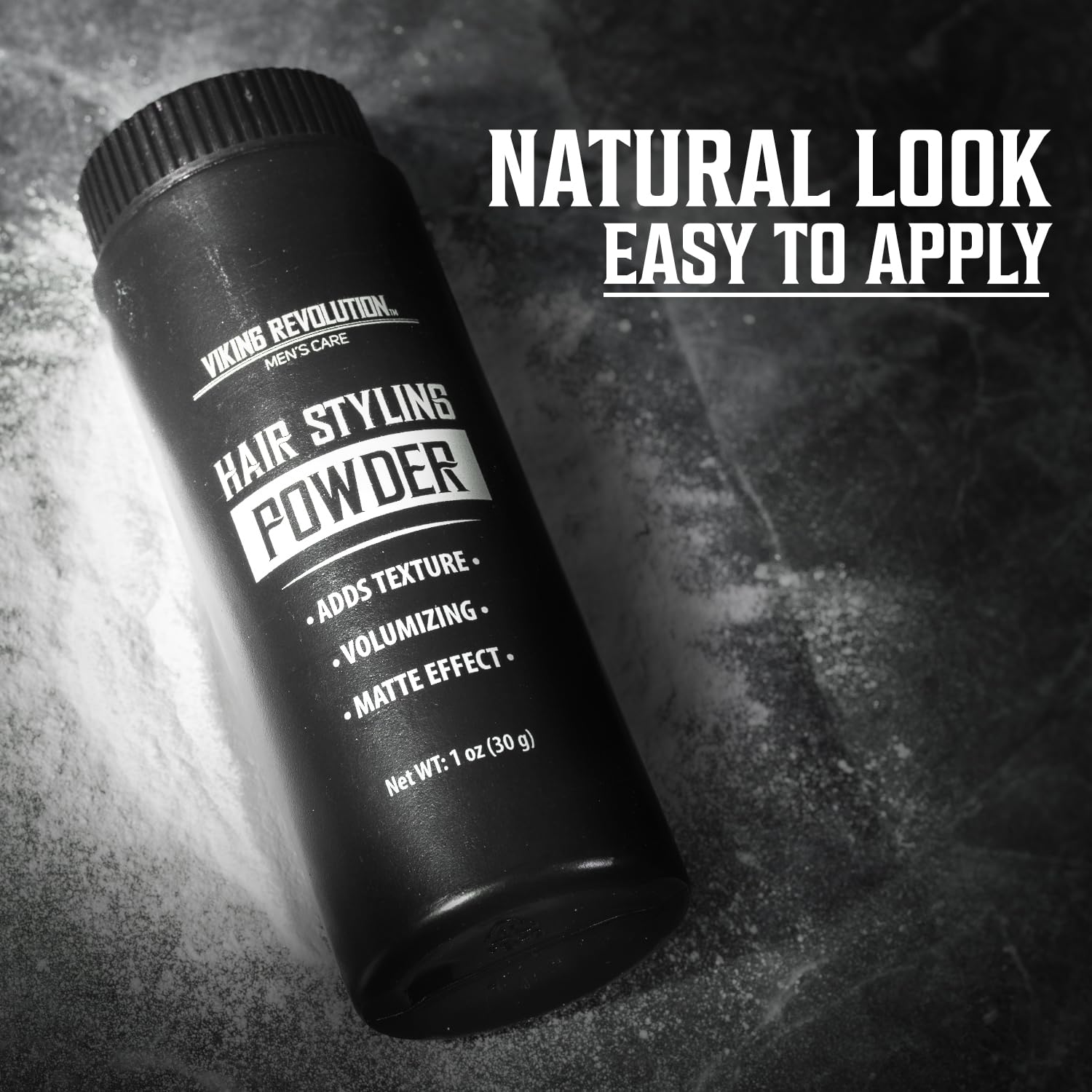 Viking Revolution Hair Styling Powder For Men - Hair Powder For Men Easy To Apply Hair Texture Powder For Men Mattifying And Vol